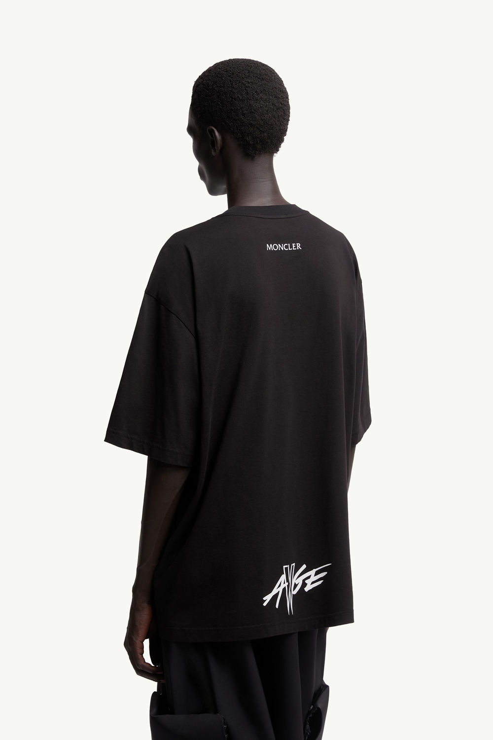 Moncler x A$AP Rocky Cotton T-Shirt Men Black Moncler 4