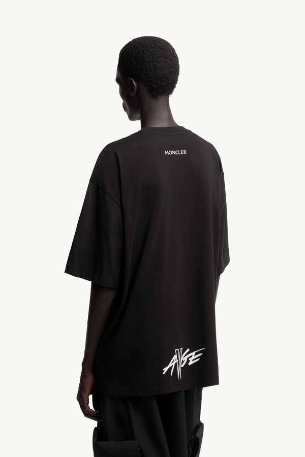 Moncler x A$AP Rocky Cotton T-Shirt Men Black Moncler 4