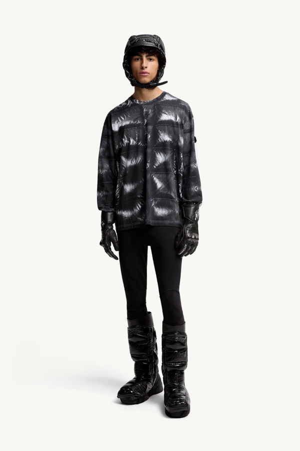 Moncler x A$AP Rocky Cotton Long Sleeve T-Shirt Men Black Moncler 0