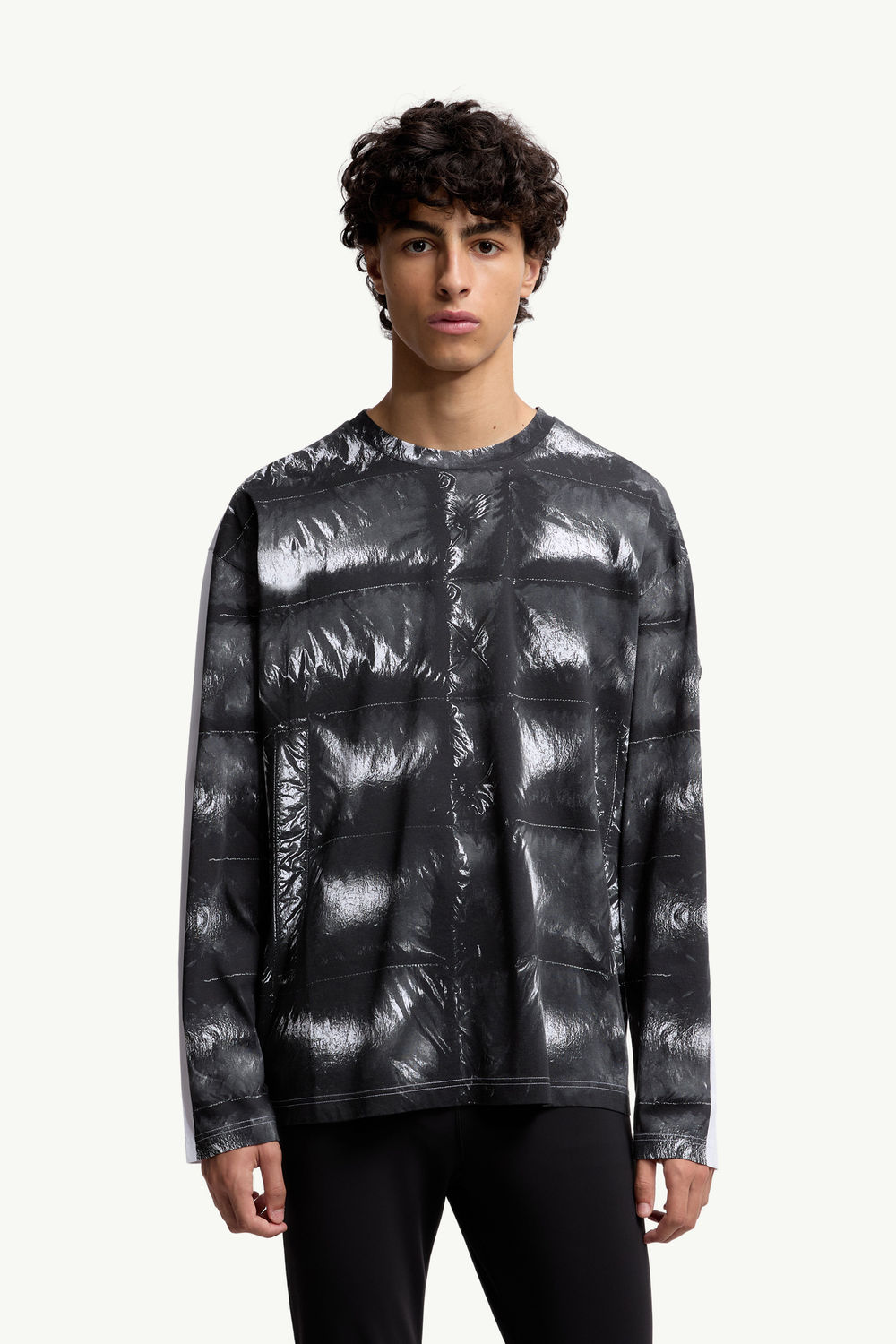 Moncler x A$AP Rocky Cotton Long Sleeve T-Shirt Men Black Moncler 3