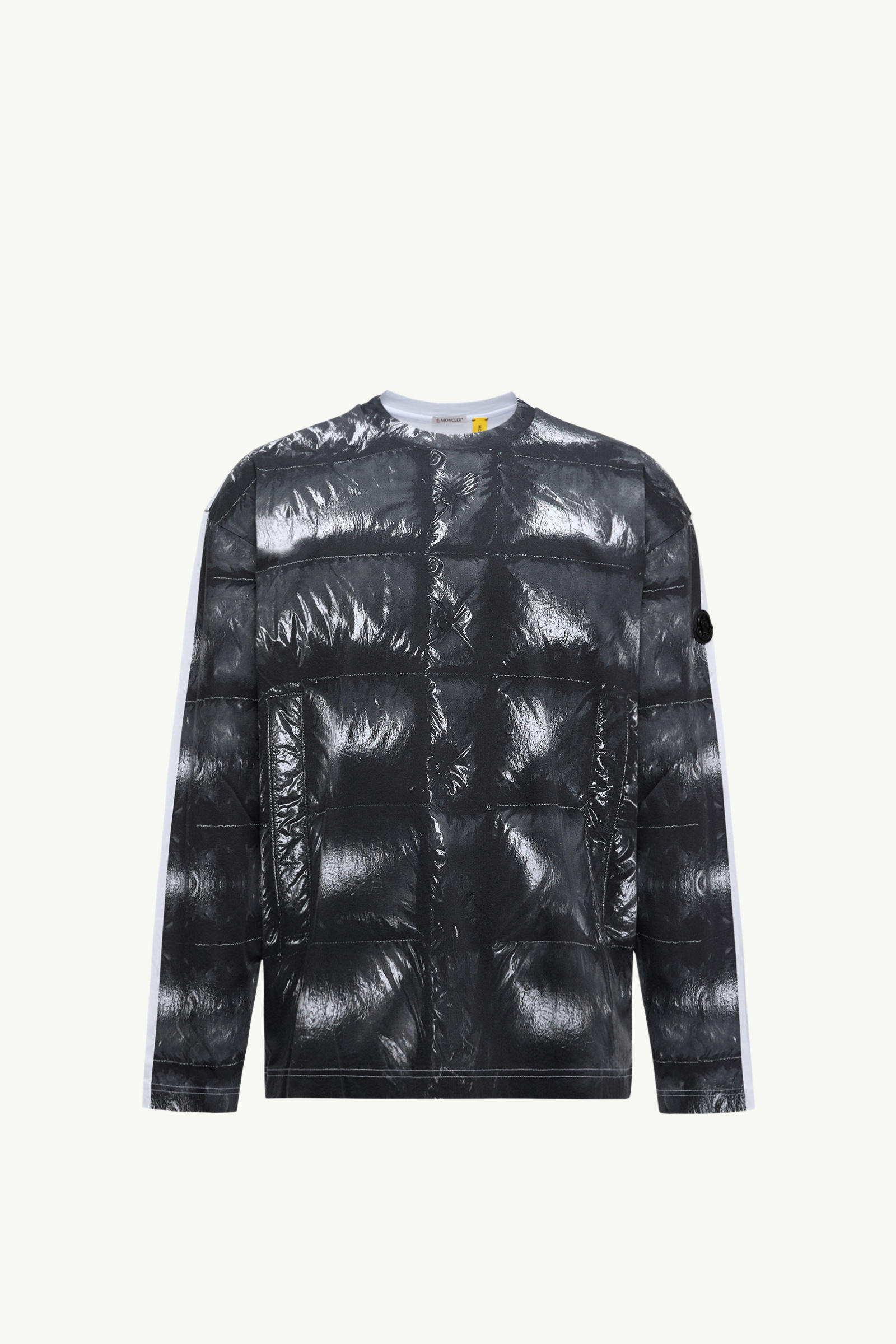 Moncler x A$AP Rocky男女款棉质长袖T恤 中性 黑色 Moncler 0
