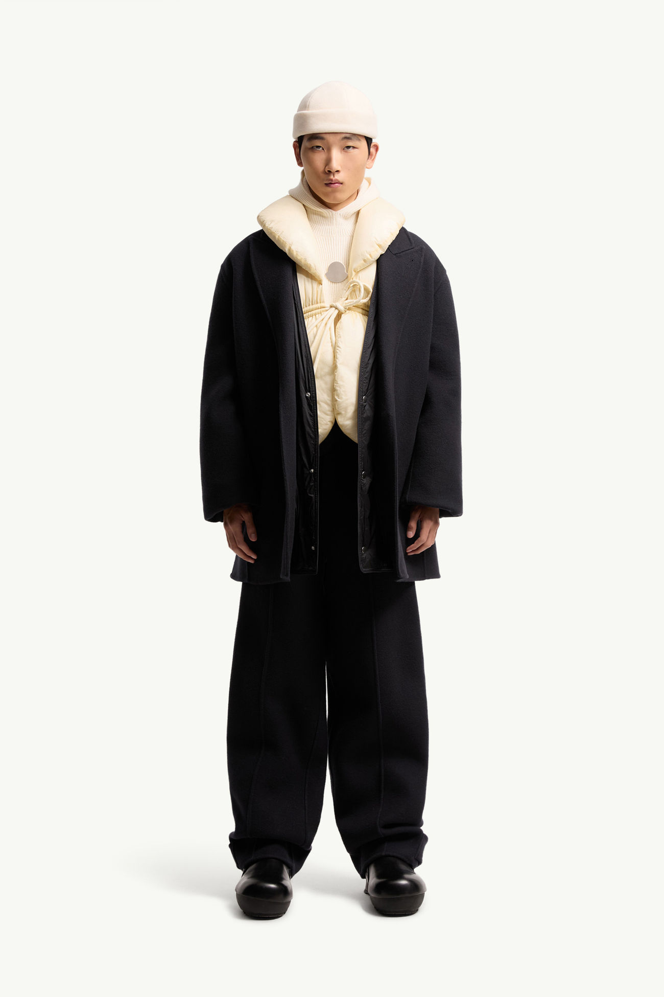 Doudoune Rhamnose Moncler + JIL SANDER 3-en-1 en laine Hommes Bleu marine Moncler 0