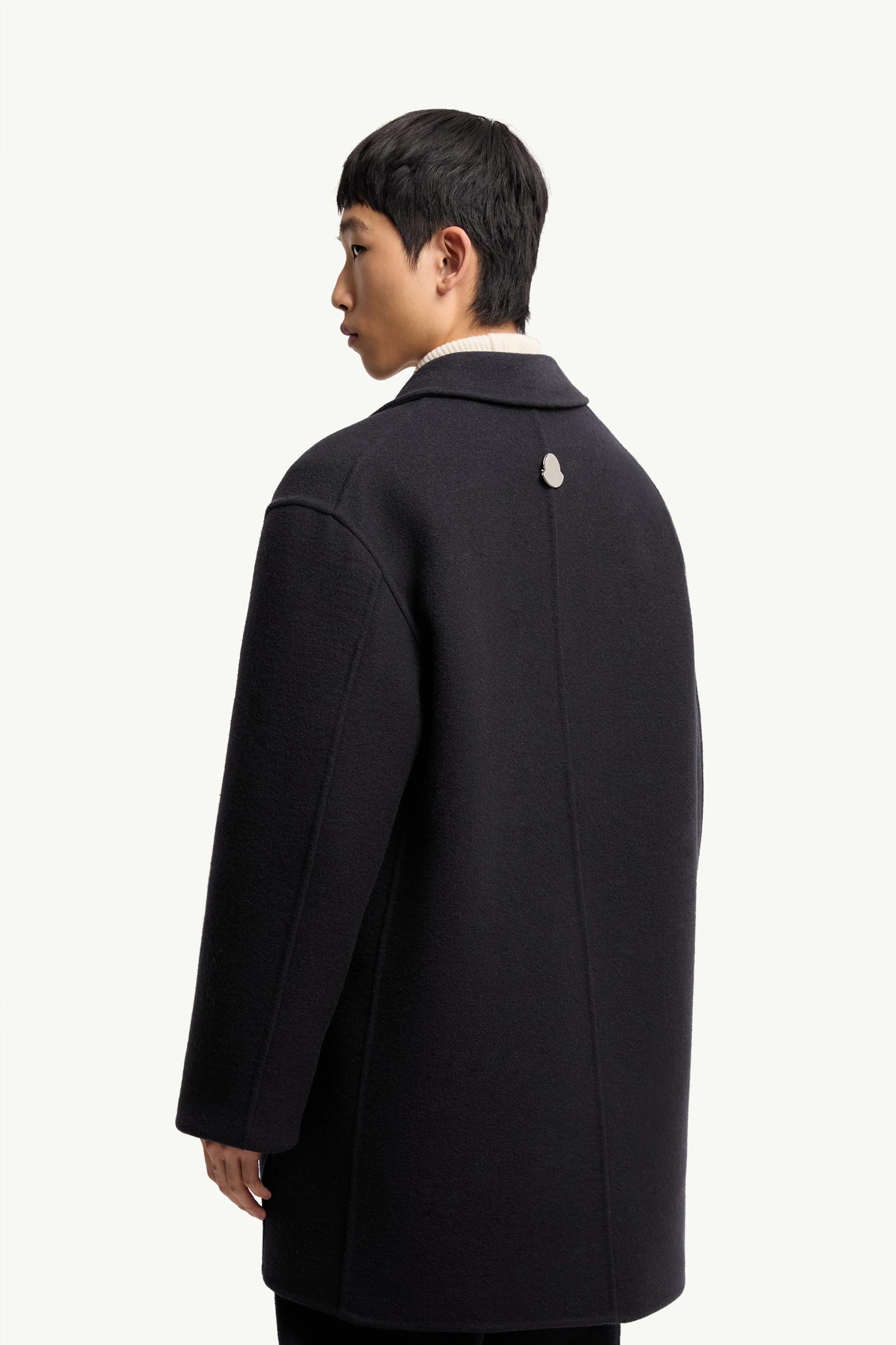 Navy Blue Moncler + JIL SANDER Rhamnose 3-in-1 Wool Mono-Breasted