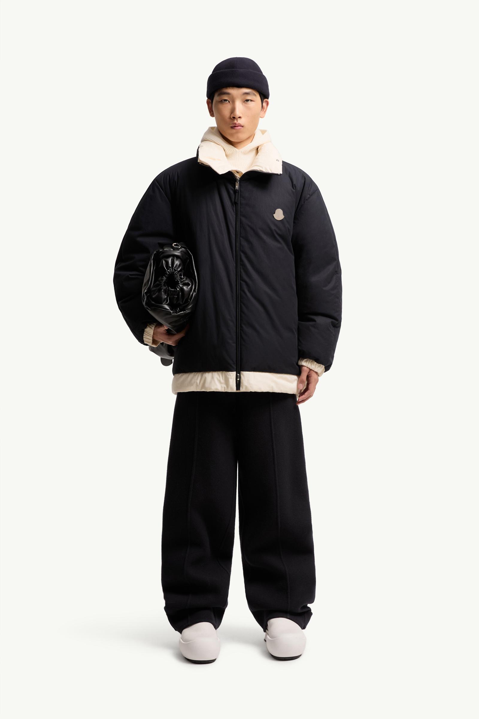 ネイビーブルー Moncler + JIL SANDER Penguinone ショートダウン