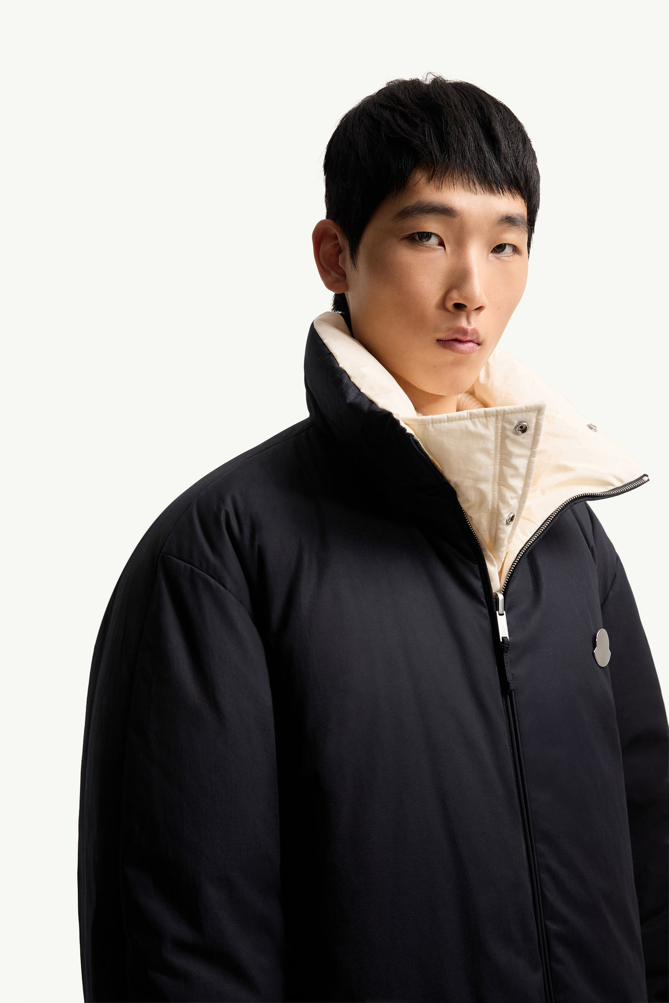 ネイビーブルー Moncler + JIL SANDER Penguinone ショートダウン 