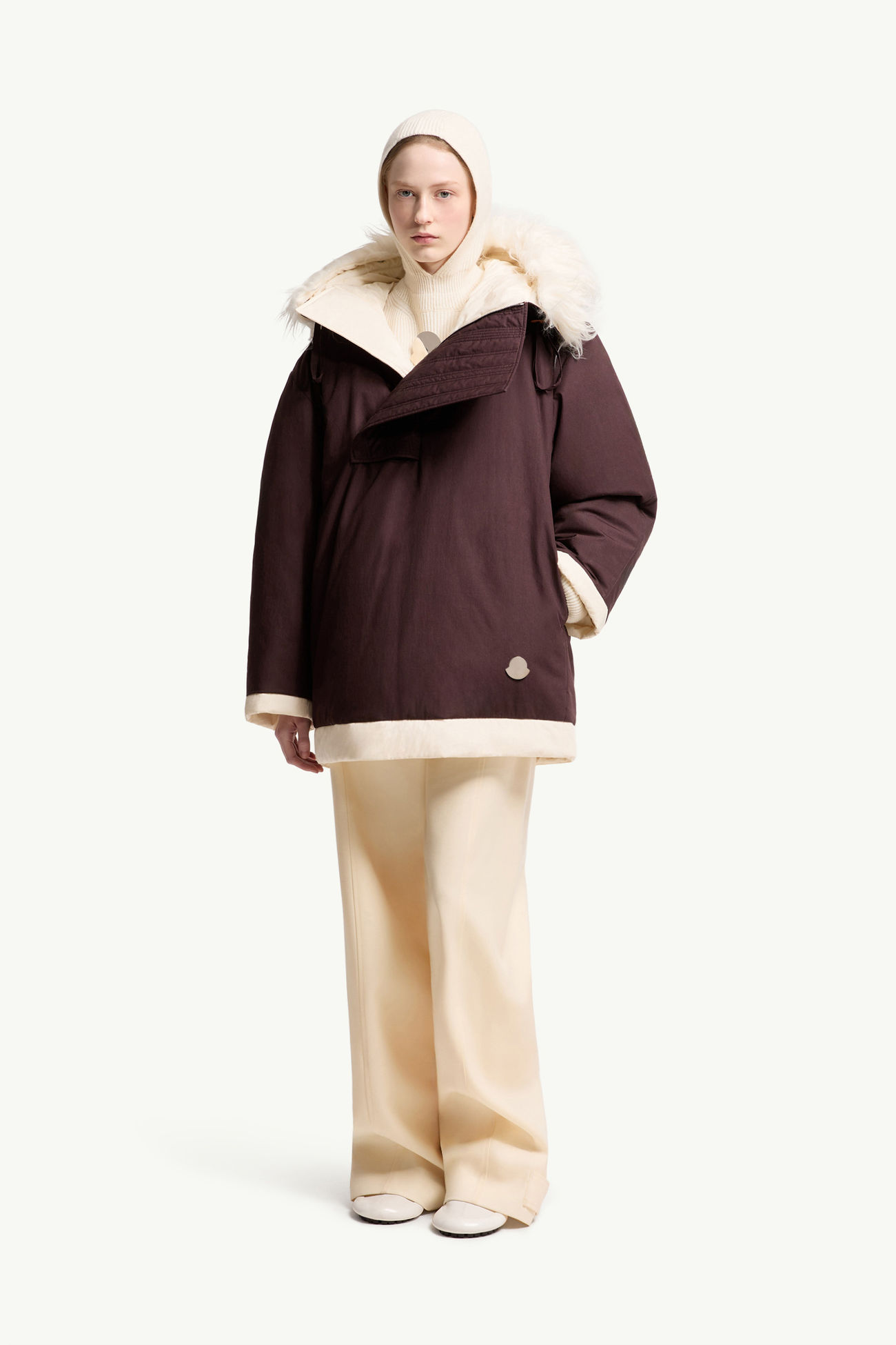 Doudoune courte Bowtiediene Moncler + JIL SANDER Mixte Taupe Moncler 1