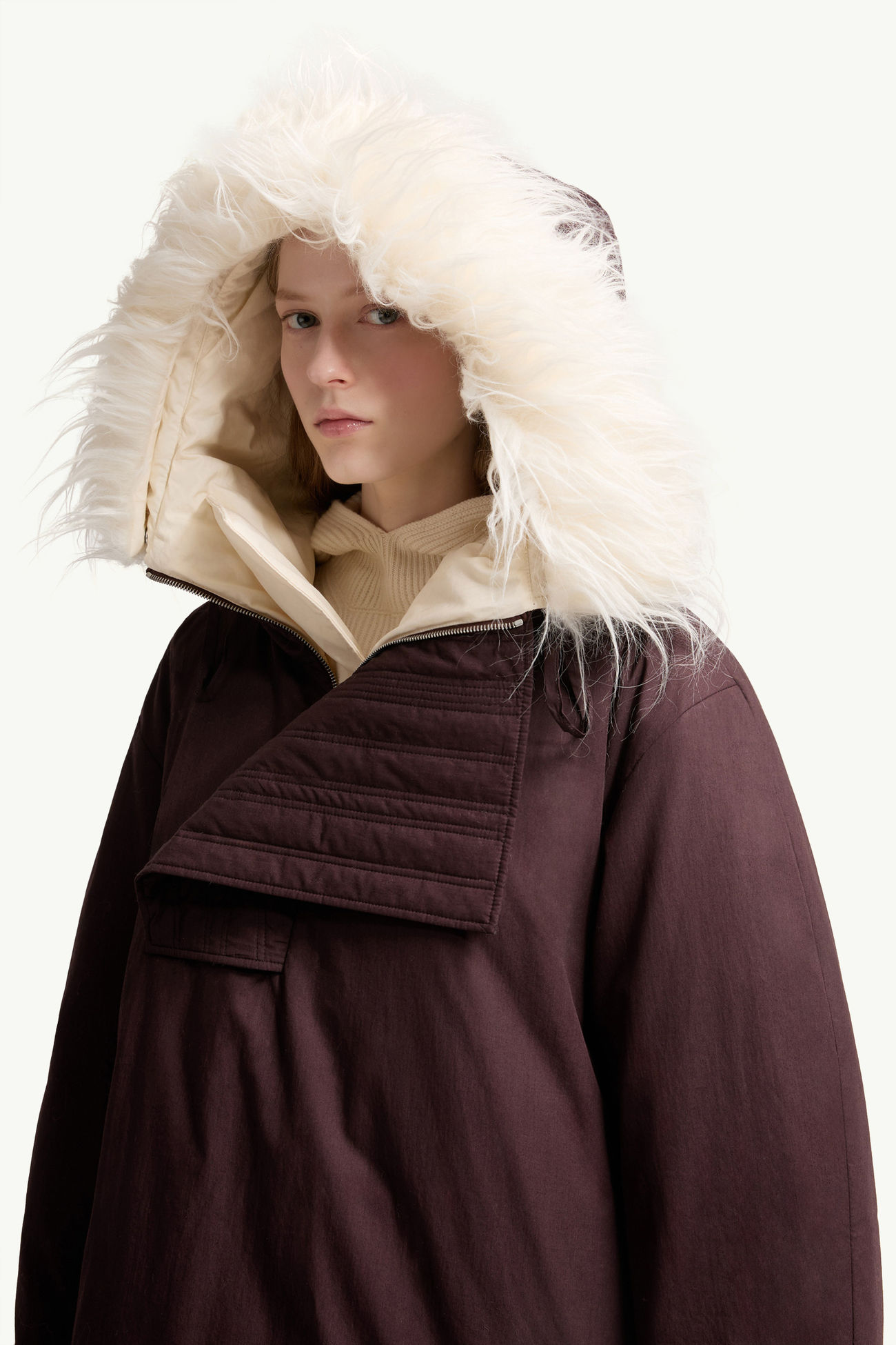 Piumino corto Bowtiediene Moncler + JIL SANDER Gender Neutral Grigio Talpa Moncler 3