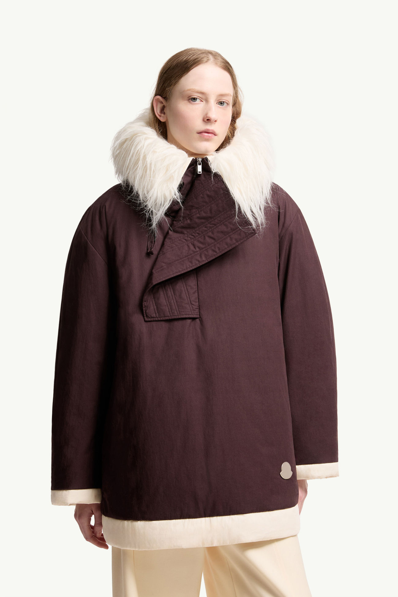 トープ Moncler + JIL SANDER Bowtiediene ショートダウンジャケット 