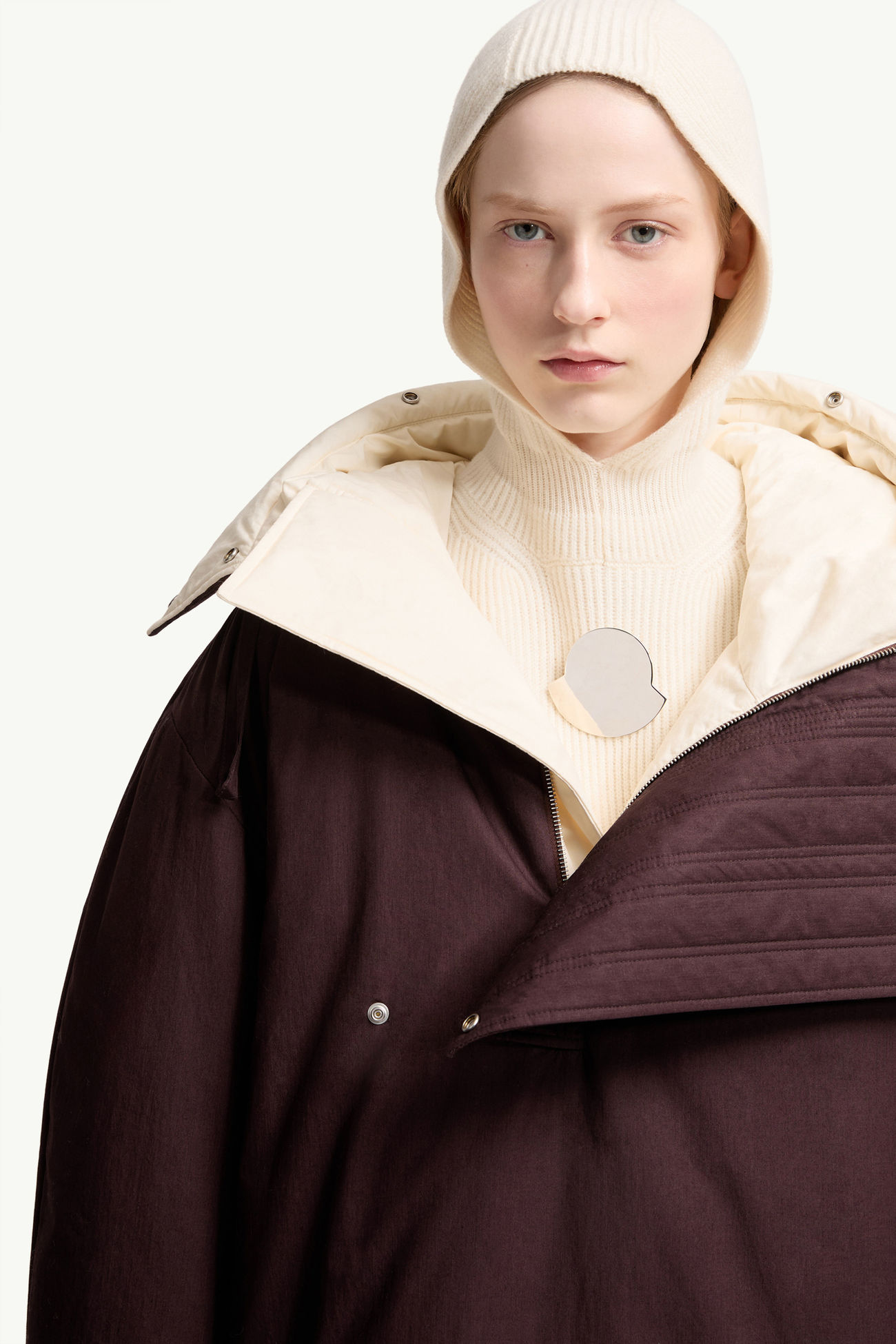 Piumino corto Bowtiediene Moncler + JIL SANDER Gender Neutral Grigio Talpa Moncler 8