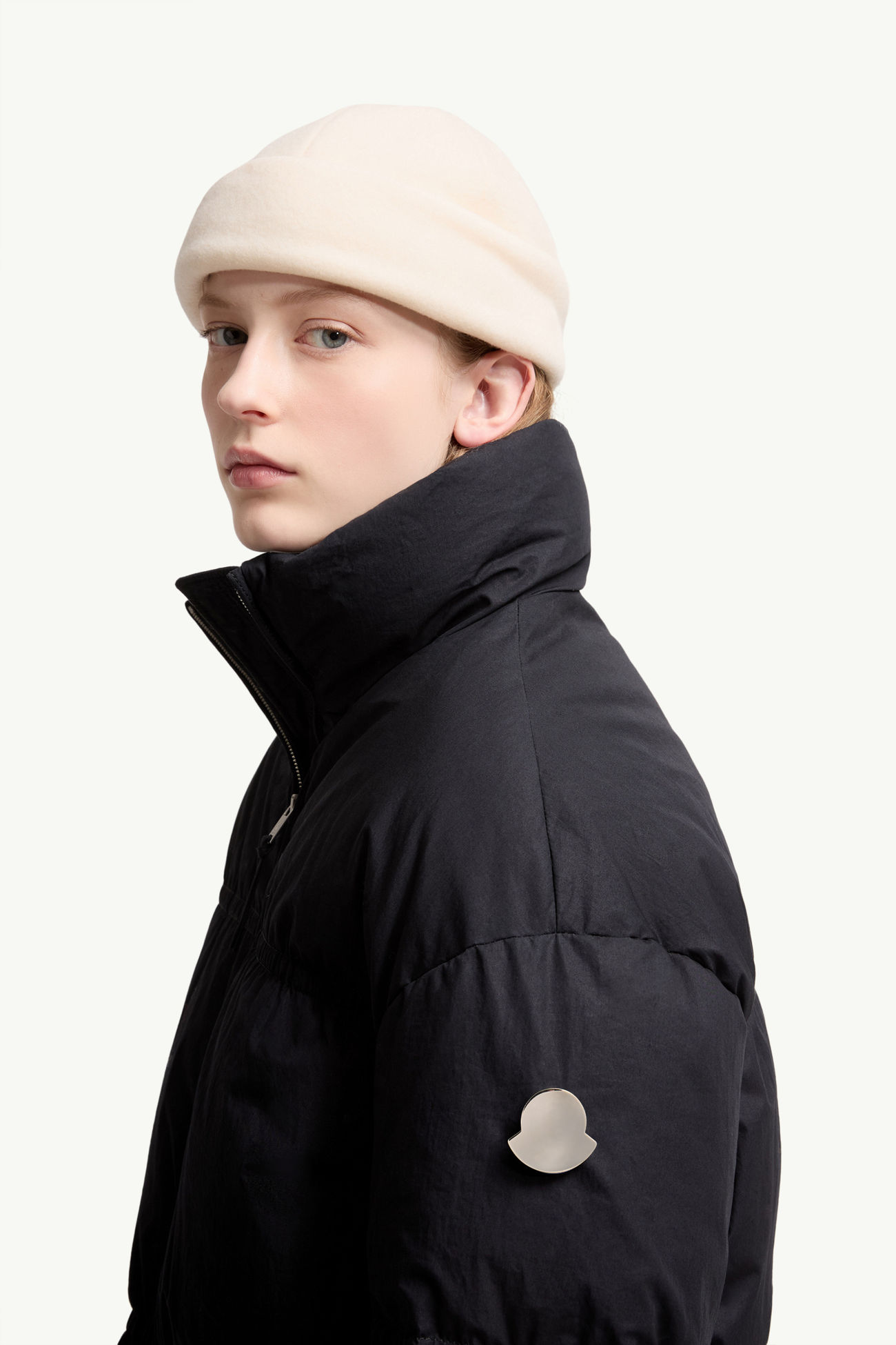 ネイビーブルー Moncler + JIL SANDER Mimimycin ショートダウン 