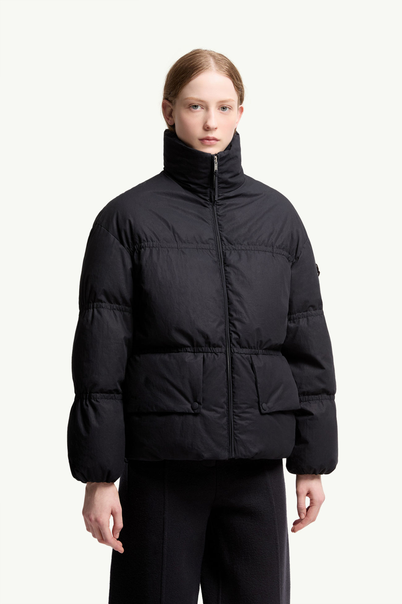 ネイビーブルー Moncler + JIL SANDER Mimimycin ショートダウン 