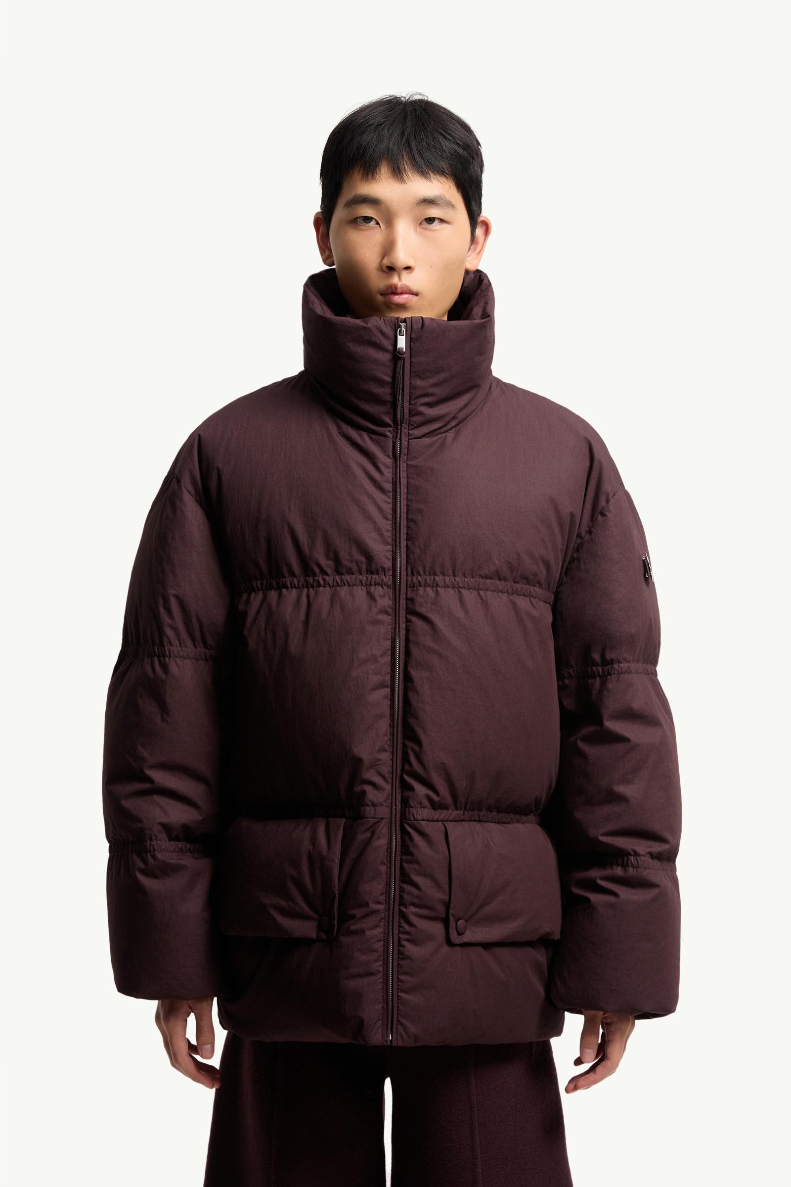 Taupe Moncler + JIL SANDER Collinemycin Short Down Jacket
