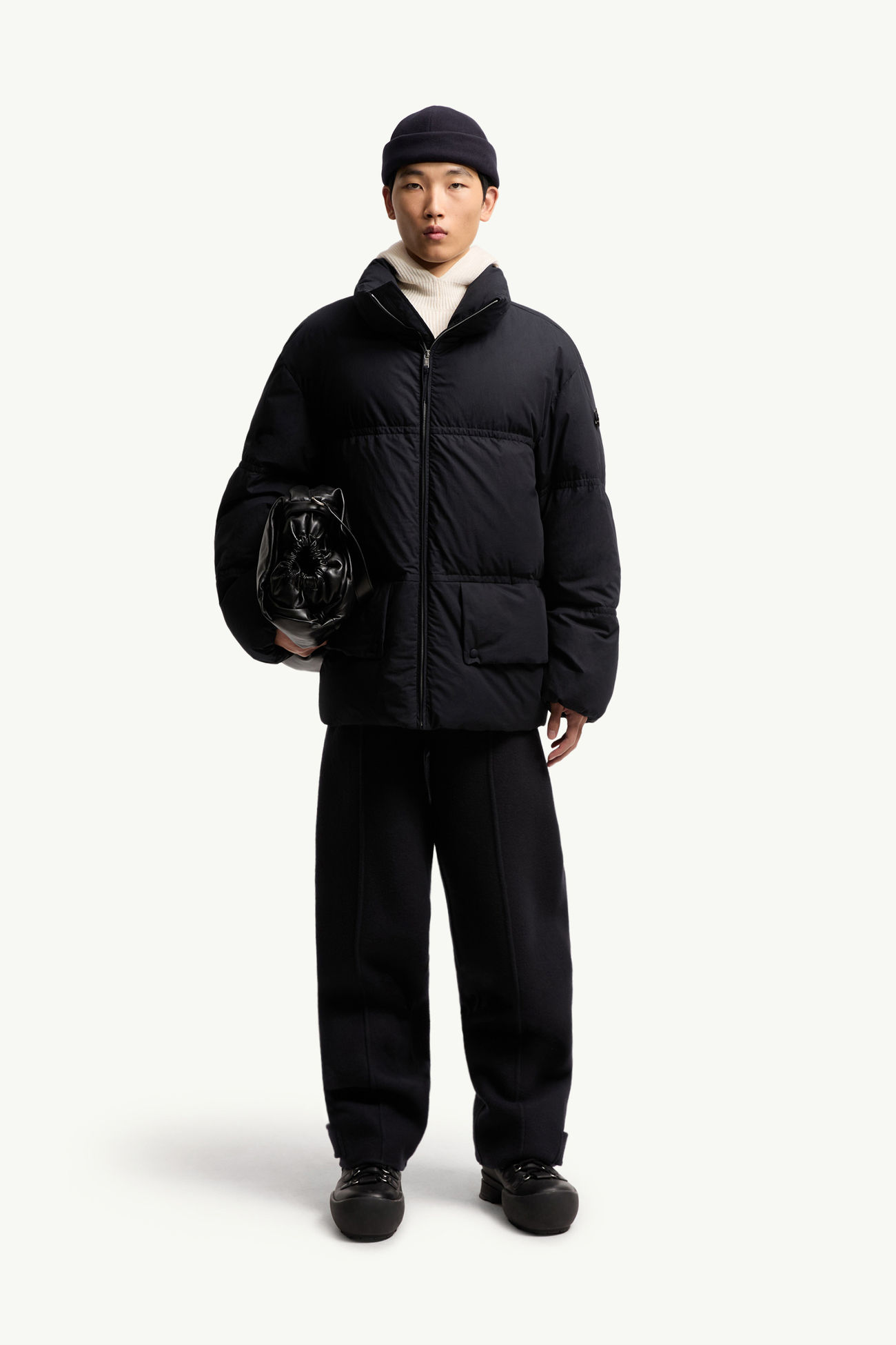 ネイビーブルー Moncler + JIL SANDER Collinemycin ショートダウン 