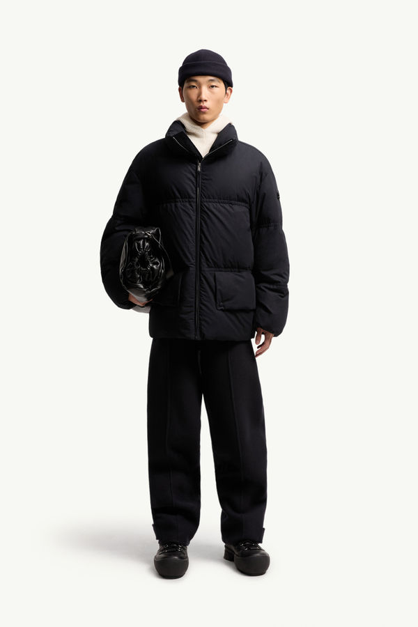 ネイビーブルー Moncler + JIL SANDER Collinemycin ショートダウン 