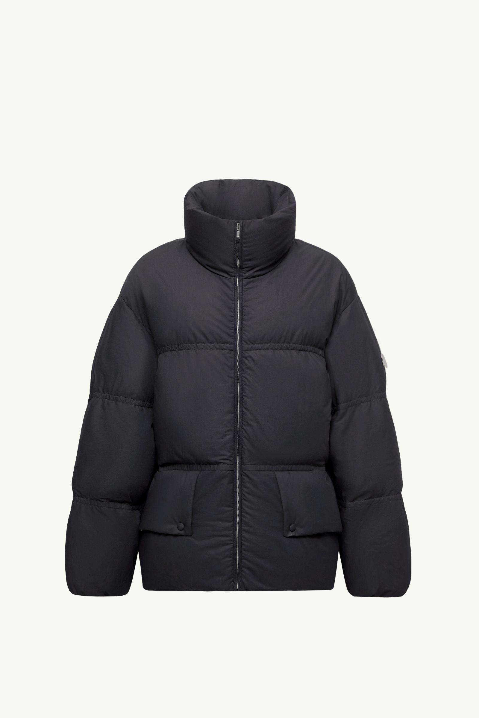 Navy Blue Moncler + JIL SANDER Collinemycin Short Down Jacket