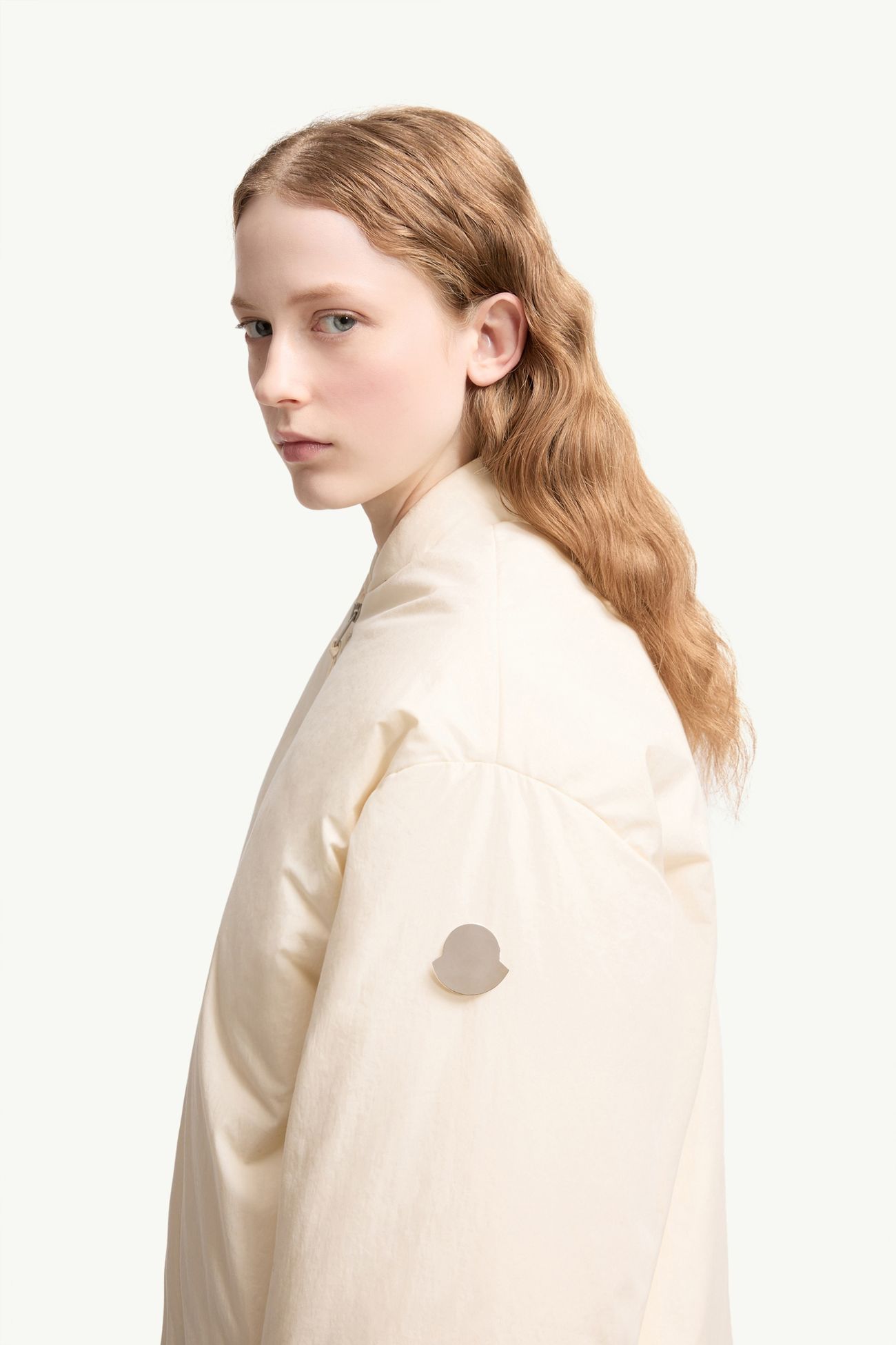 ホワイトアイボリー Moncler + JIL SANDER Sodium ダウンジャケット 