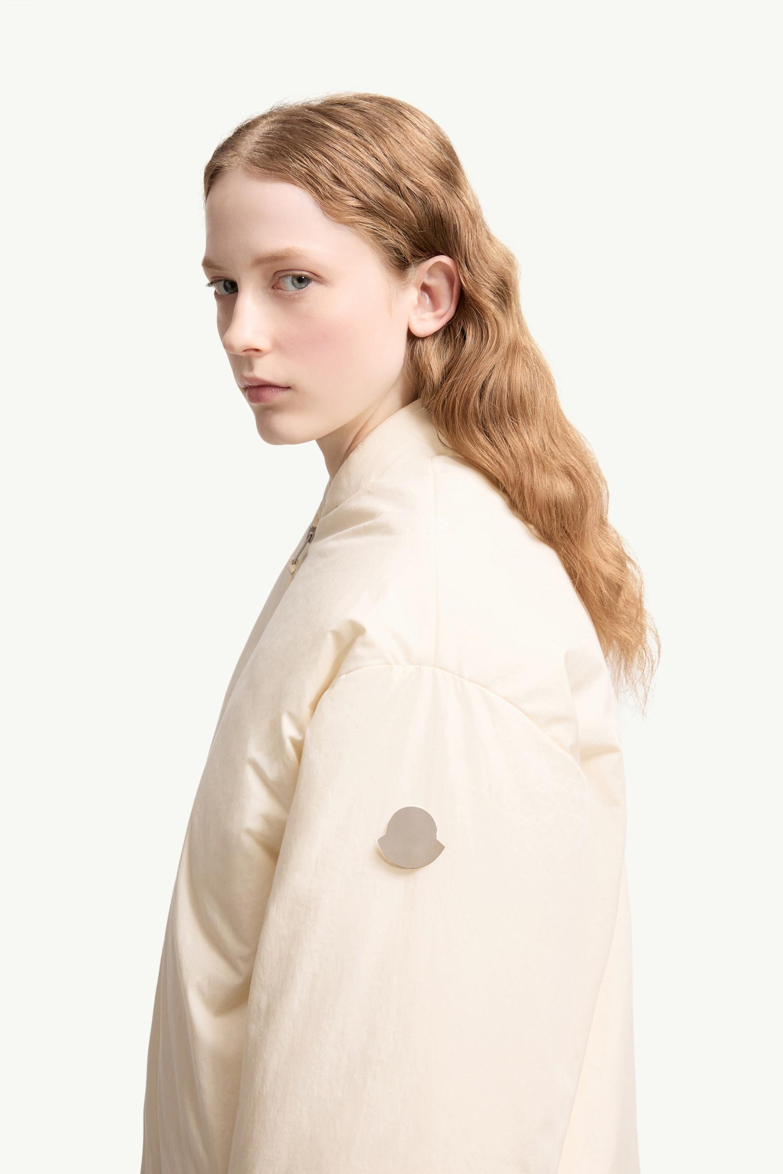 ホワイトアイボリー Moncler + JIL SANDER Sodium ダウンジャケット