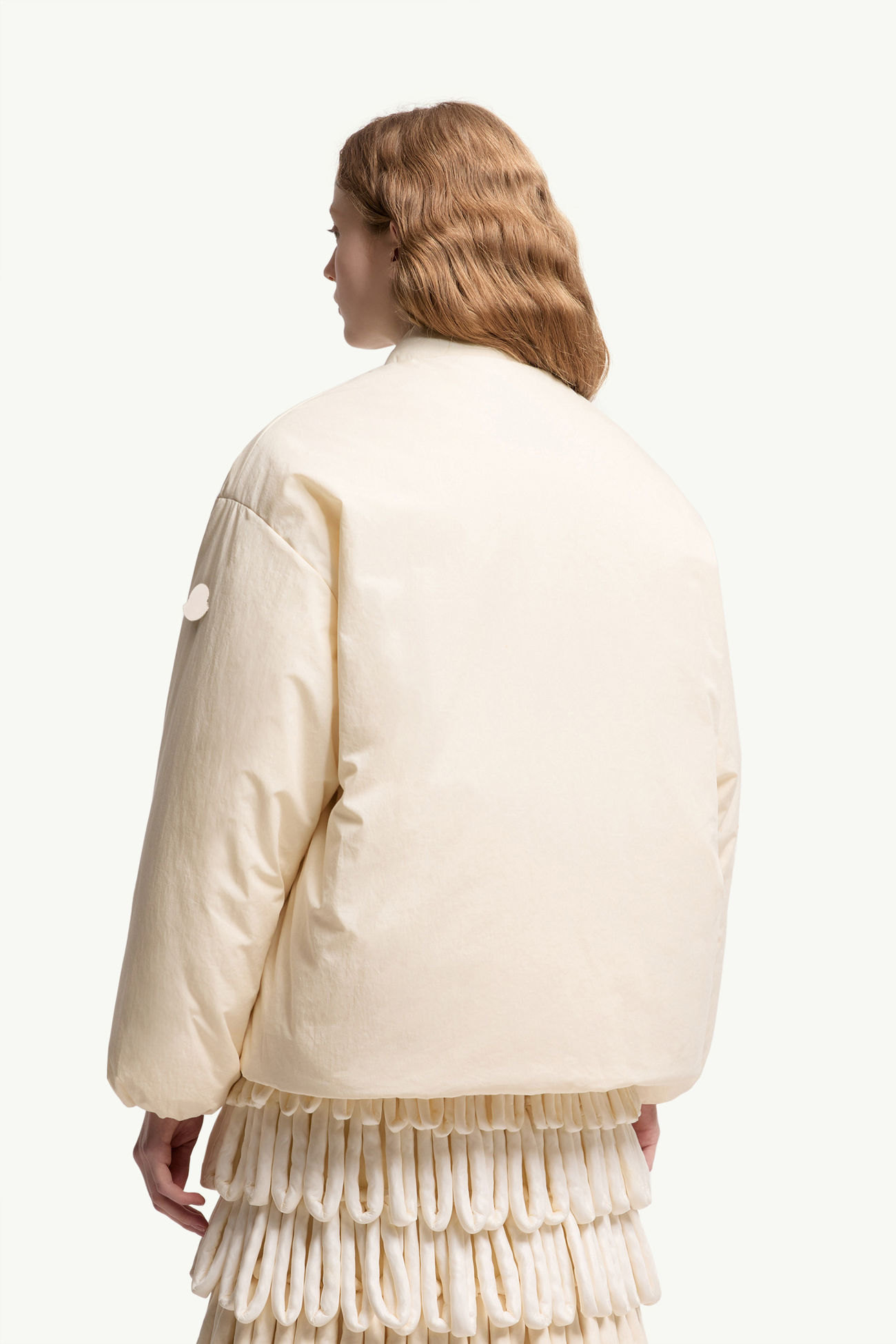 ホワイトアイボリー Moncler + JIL SANDER Sodium ダウンジャケット 