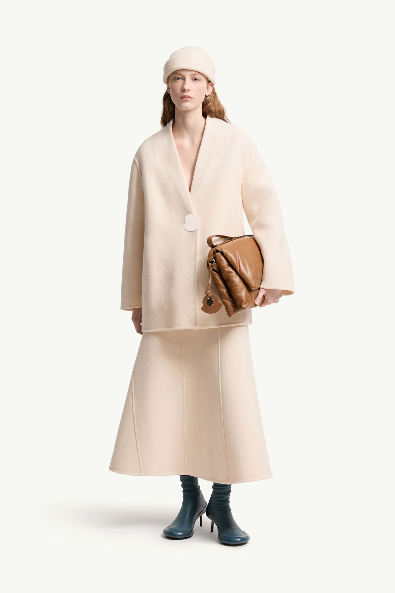 Einreihige 3-in-1-Wolljacke Francium von Moncler + JIL SANDER Damen Weiß Moncler 0