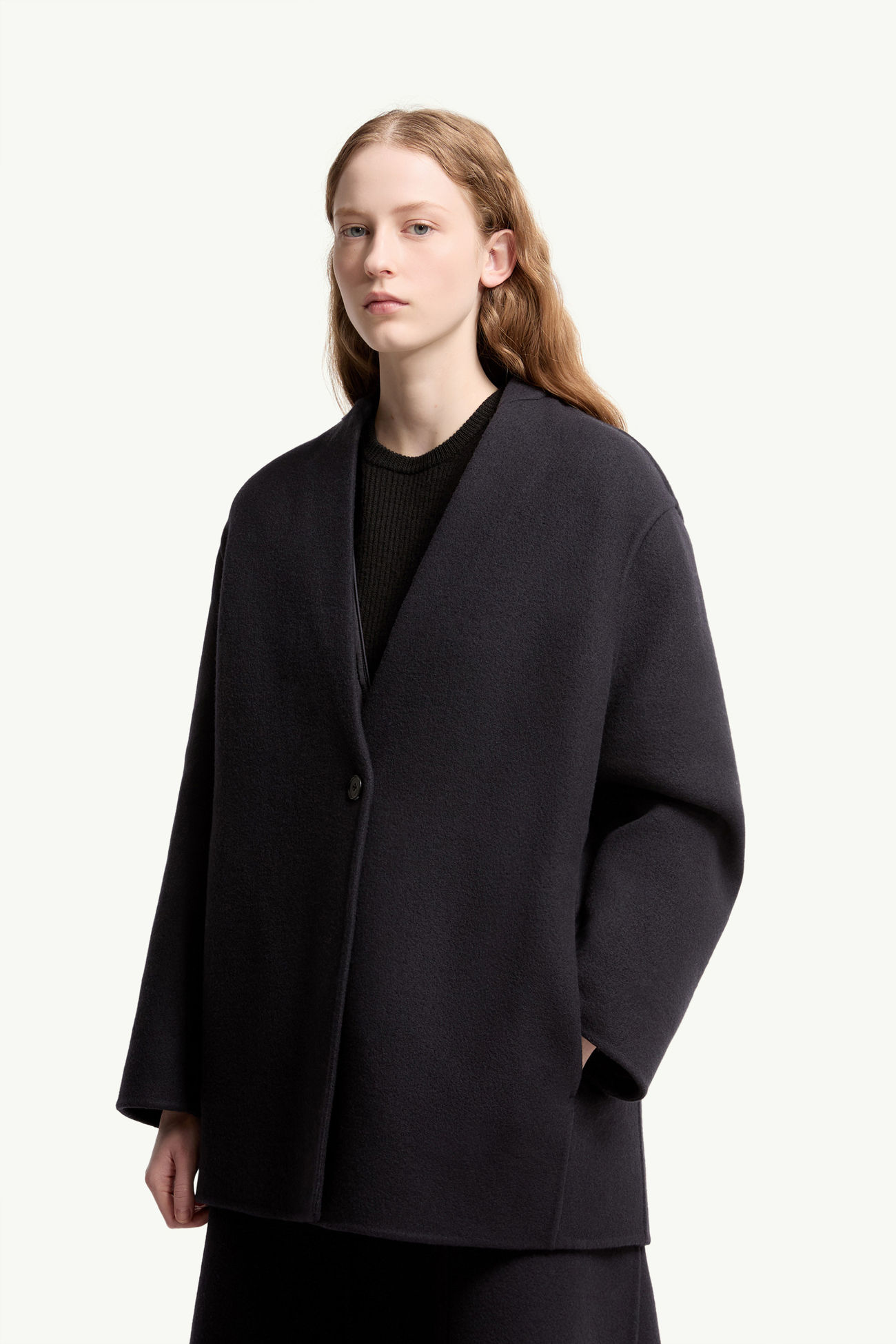 ネイビーブルー Moncler + JIL SANDER Francium ダウンジャケット 