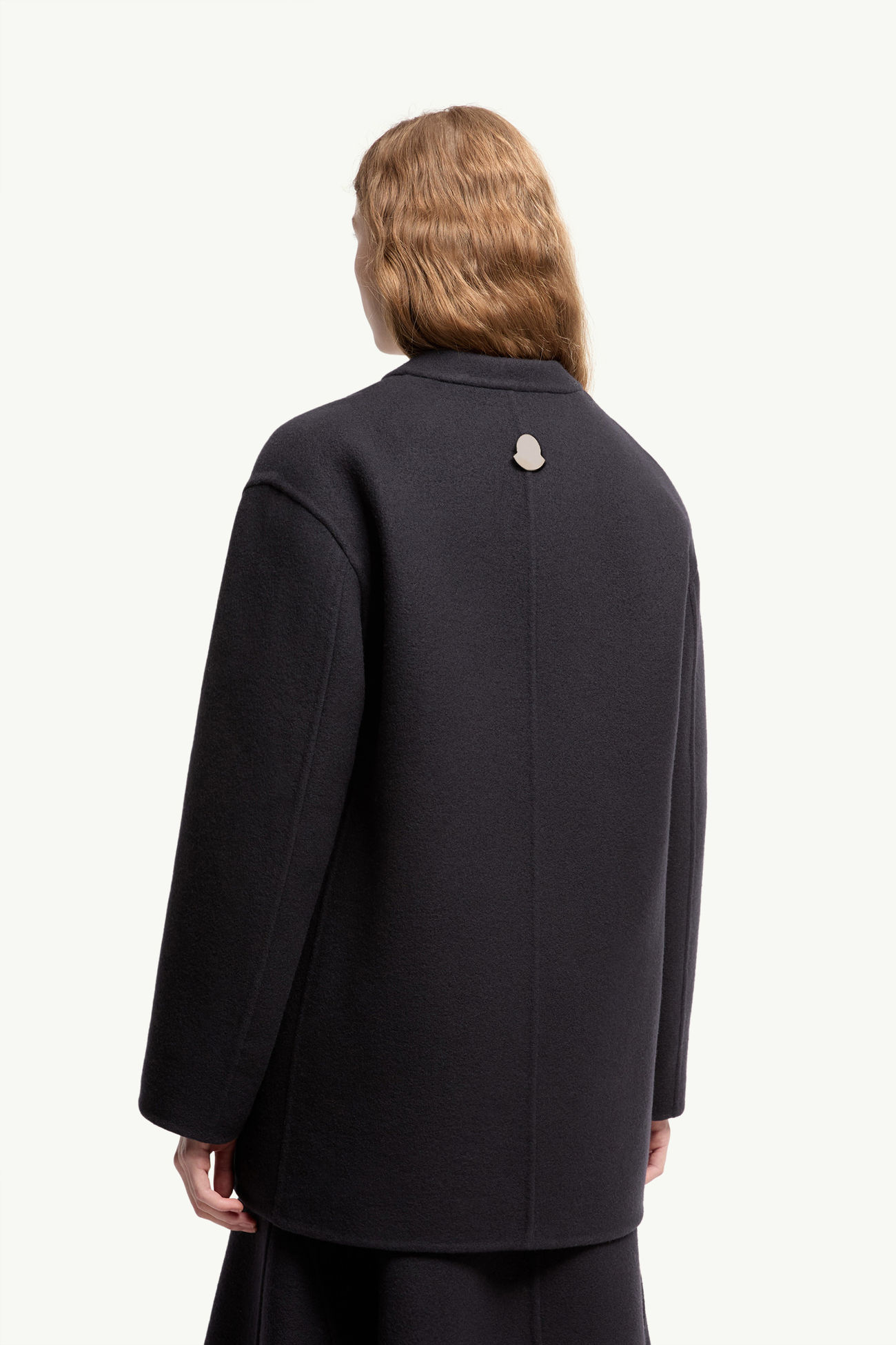 Moncler + JIL SANDER Francium 3-in-1 Mono-Breasted Wool Jacket Women Navy Blue Moncler 4