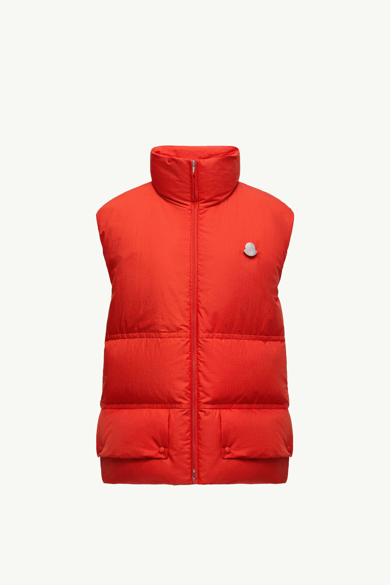 Moncler + JIL SANDER Chlorine Down Vest Women Orange Red Moncler 2