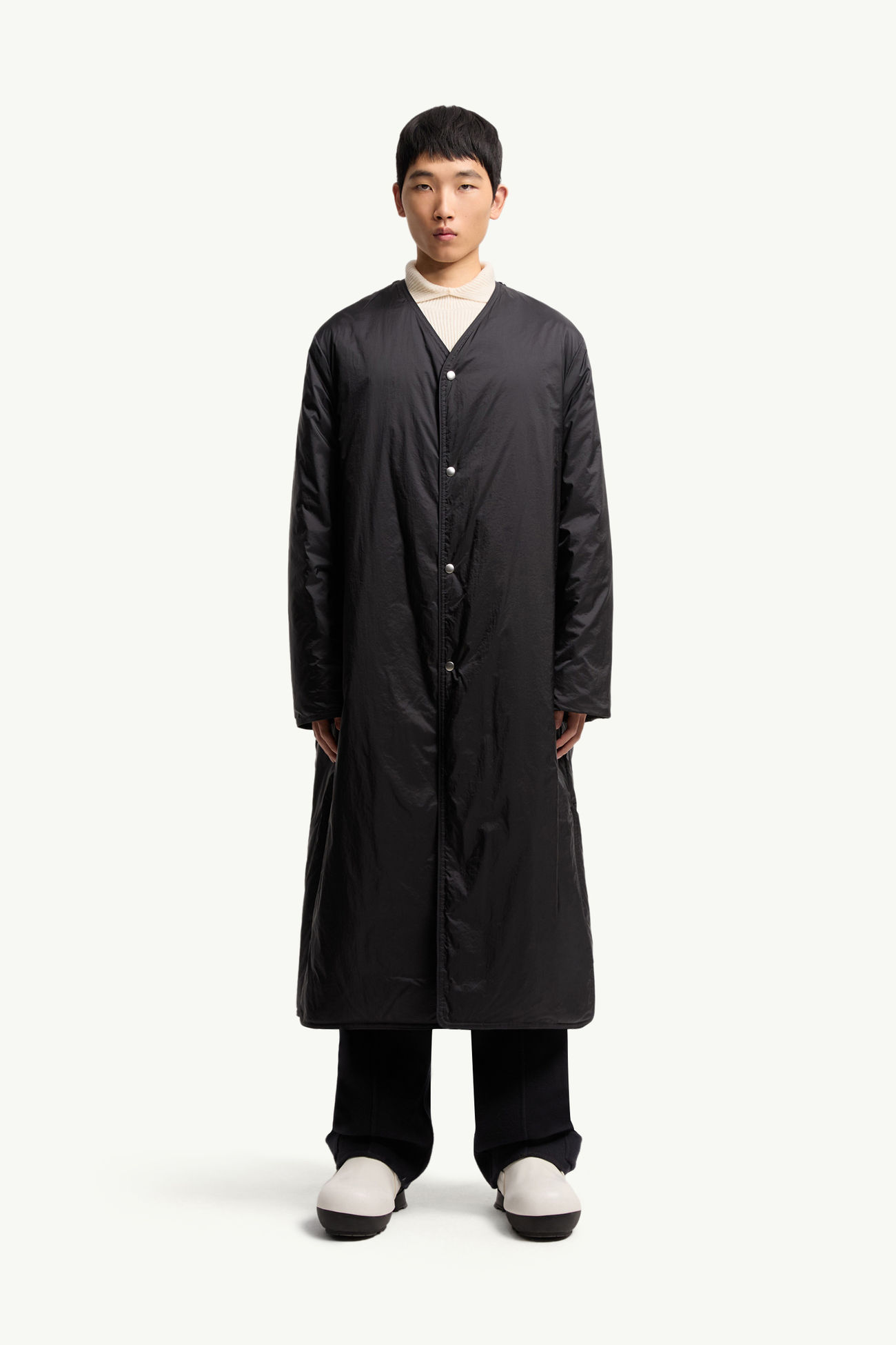 ネイビーブルー Moncler + JIL SANDER Beryllium コート : ロング 