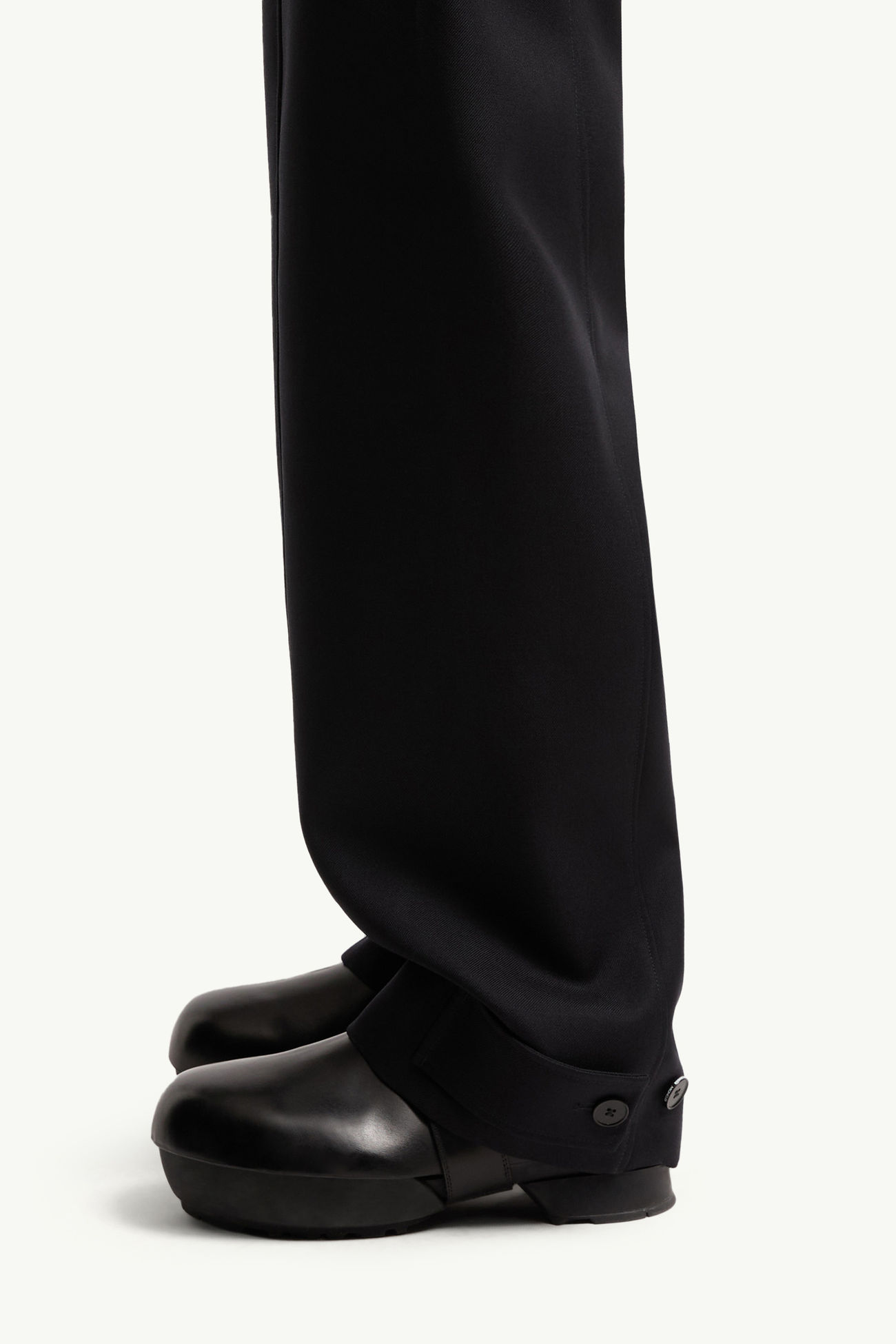 Pantalones de sastrería de gabardina de lana Moncler + JIL SANDER Hombre Azul marino Moncler 1