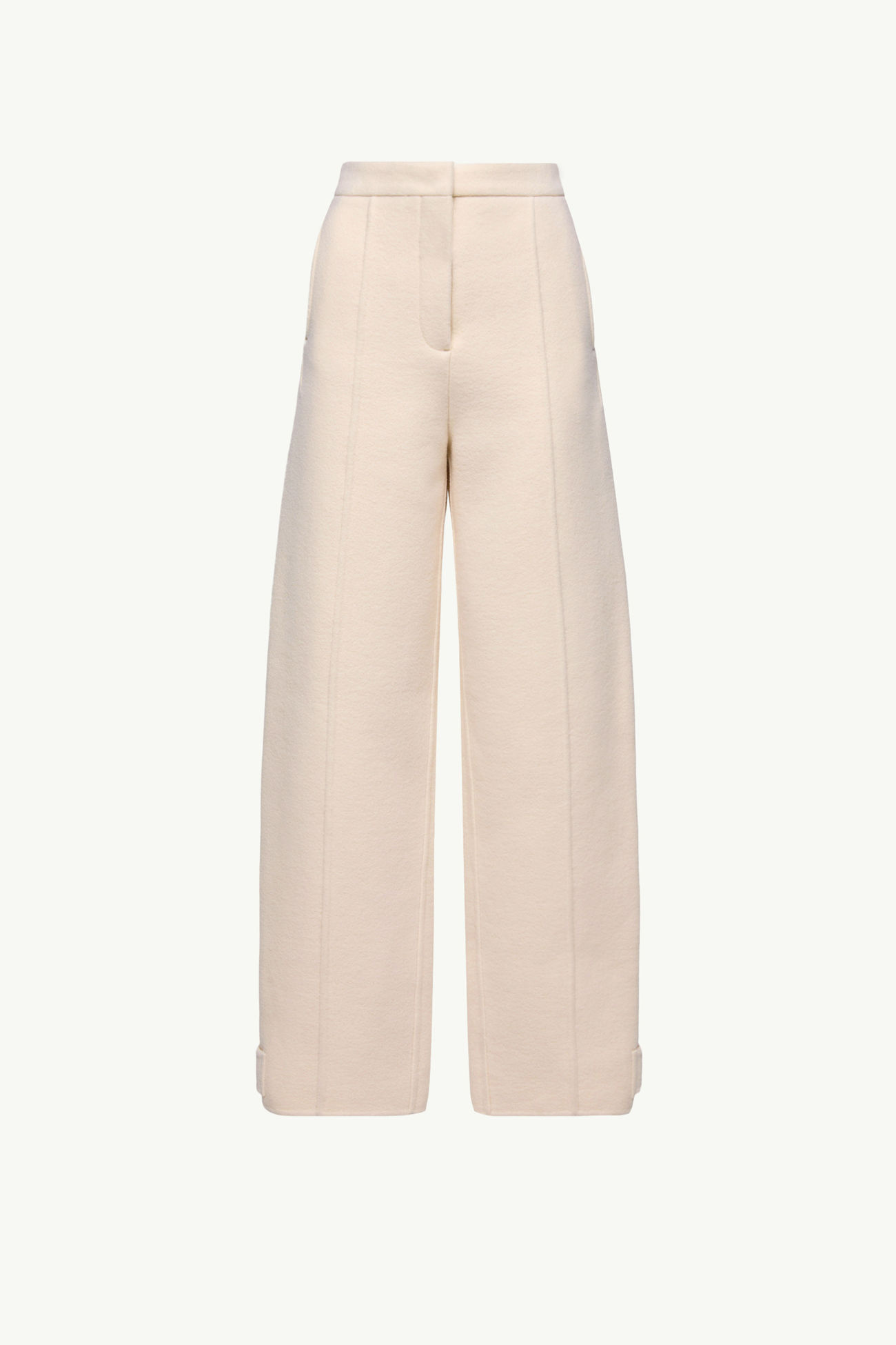 Pantalon droit en laine Moncler + JIL SANDER Femmes Blanc Moncler 2
