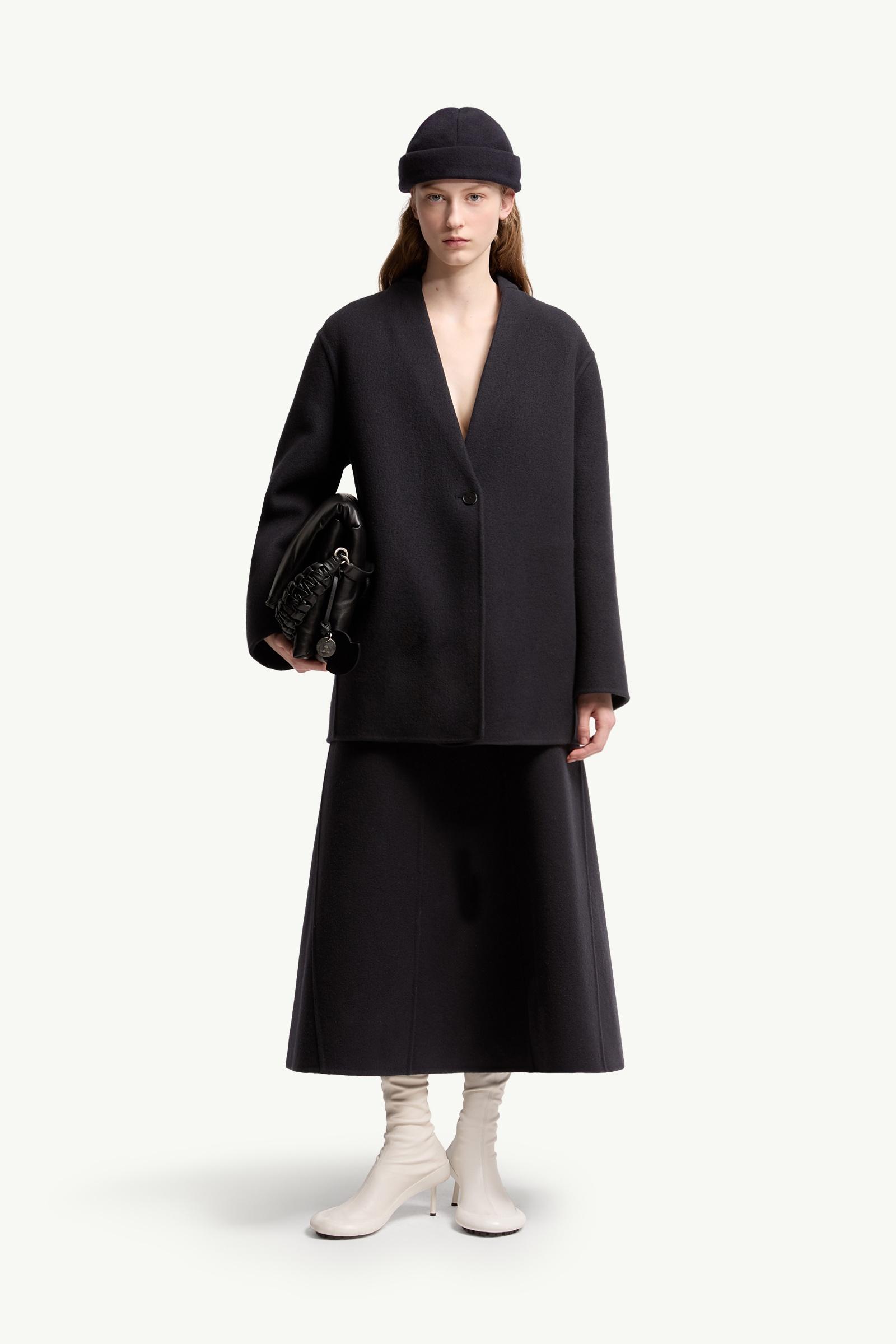 Moncler + JIL SANDER Wool Midi Skirt