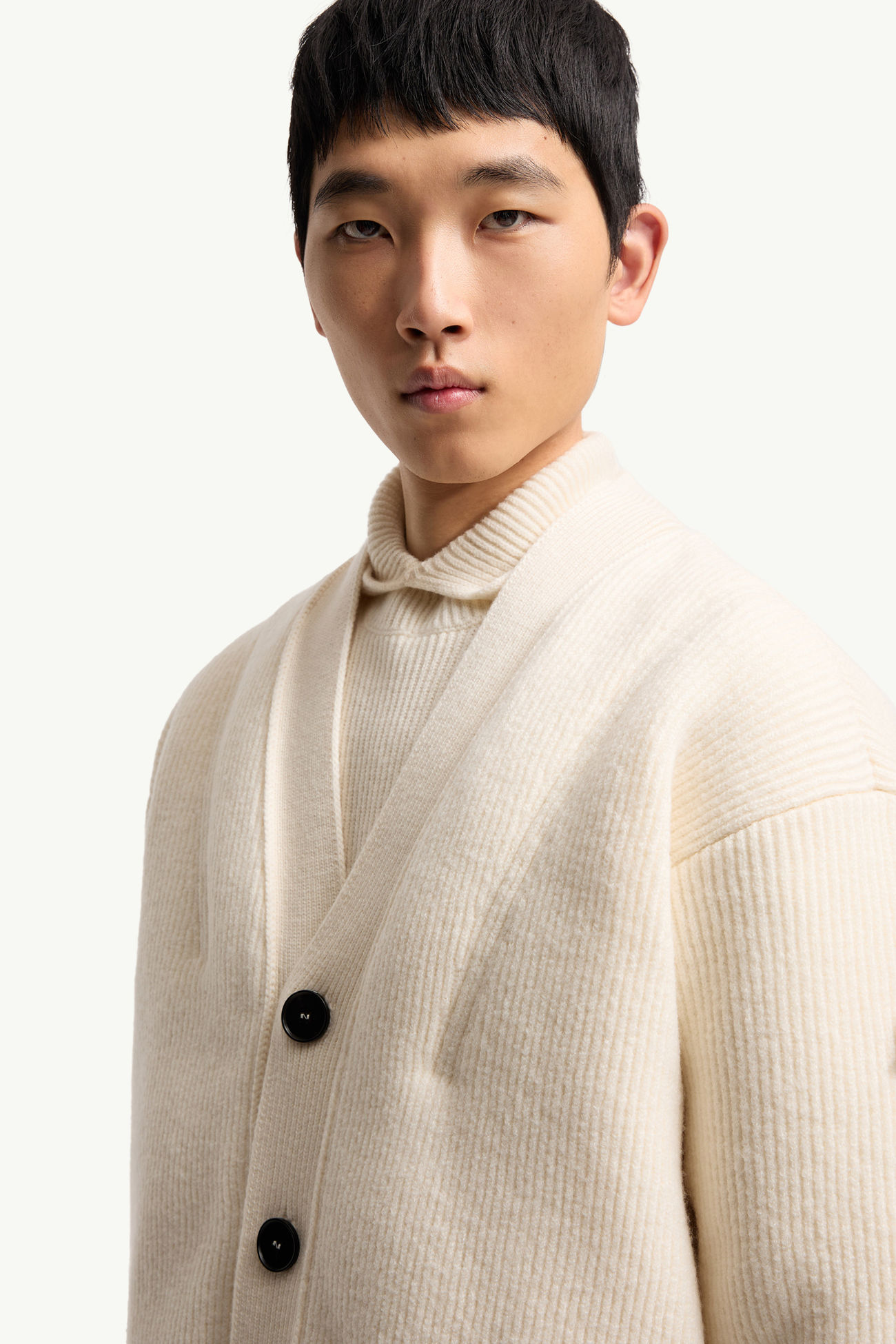 ホワイト Moncler + JIL SANDER カーディガン : セーター 