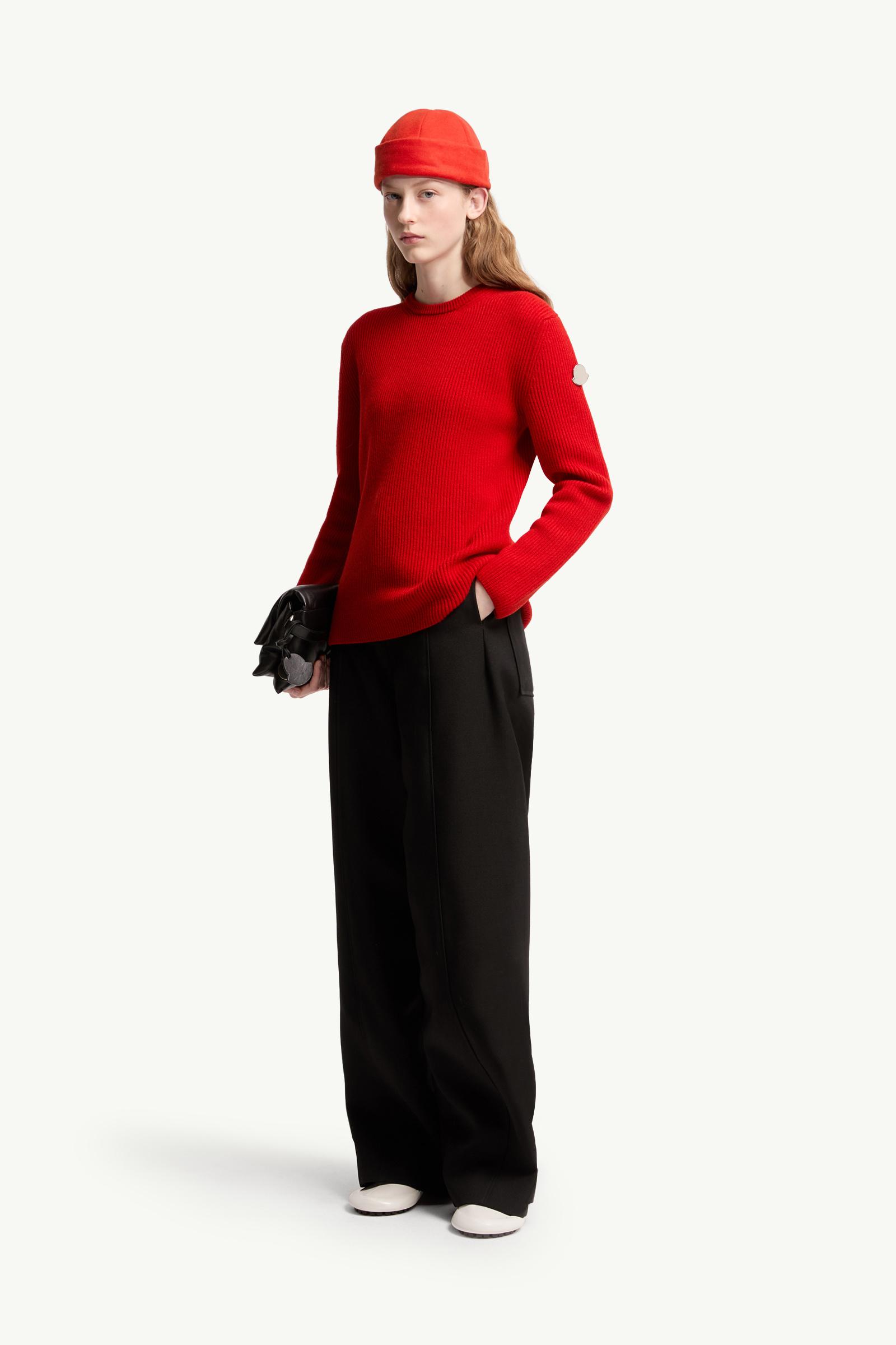 Red Moncler + JIL SANDER Wool Sweater - Sweaters & Cardigans for