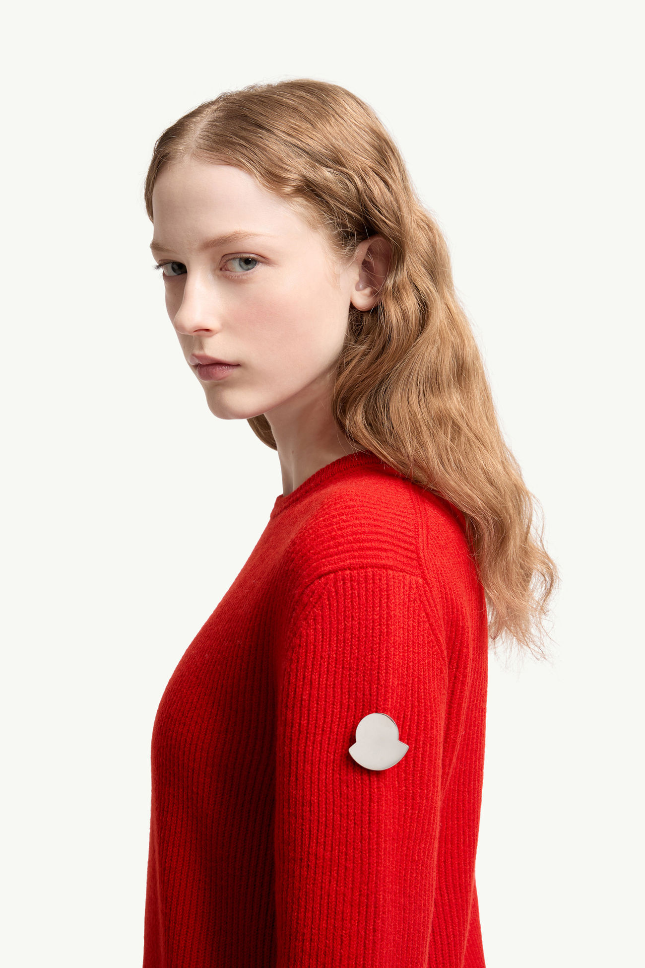 Maglione in lana Moncler + JIL SANDER Donna Rosso Moncler 1