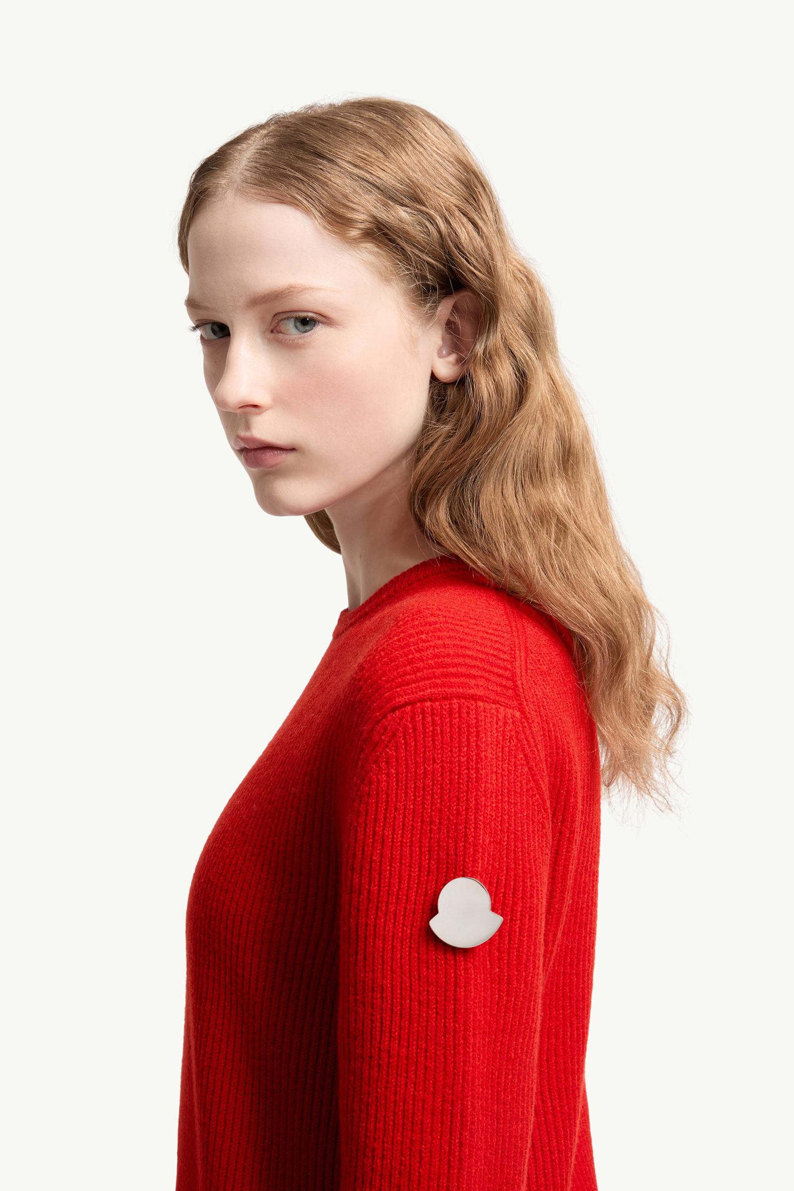 Red Moncler + JIL SANDER Wool Sweater - Sweaters & Cardigans for