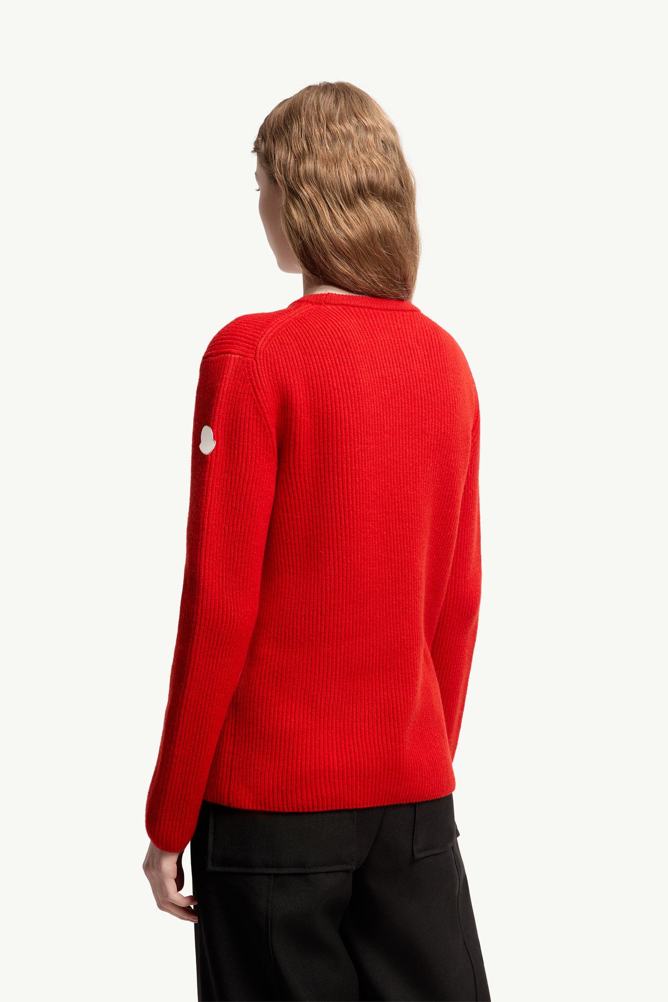 Moncler + JIL SANDER Wool Sweater Women Red Moncler 4