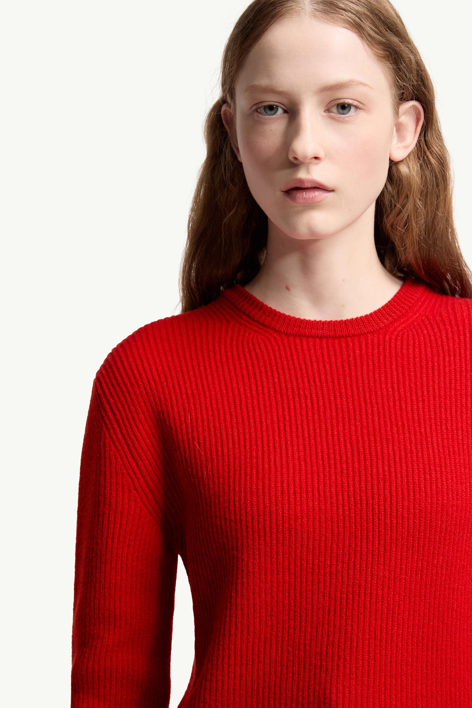 Red Moncler + JIL SANDER Wool Sweater - Sweaters & Cardigans for
