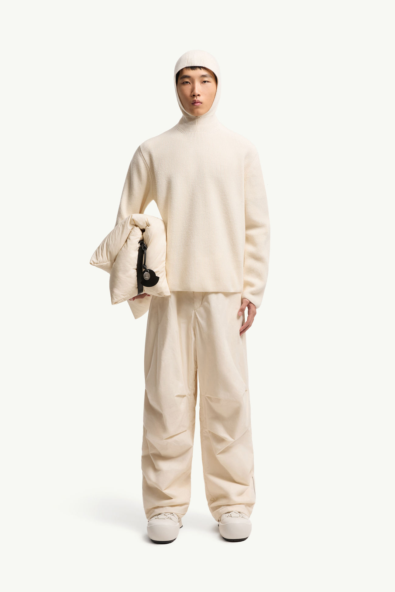 Moncler + JIL SANDER 울 후디 젠더 뉴트럴 화이트 Moncler 2