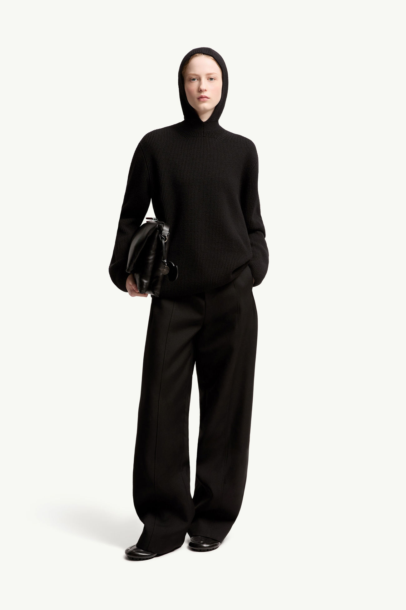 Kapuzenpullover aus Wolle von Moncler + JIL SANDER Genderneutral Schwarz Moncler 1