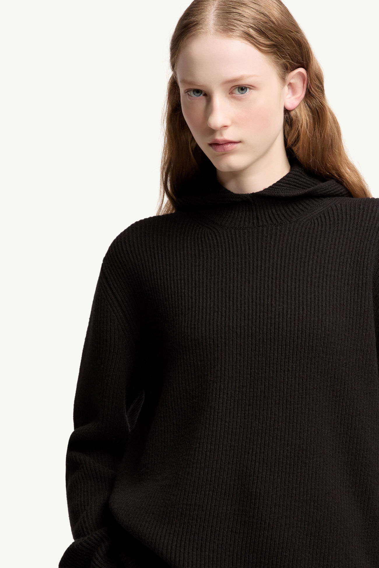 Felpa con cappuccio in lana Moncler + JIL SANDER Gender Neutral Nero Moncler 7