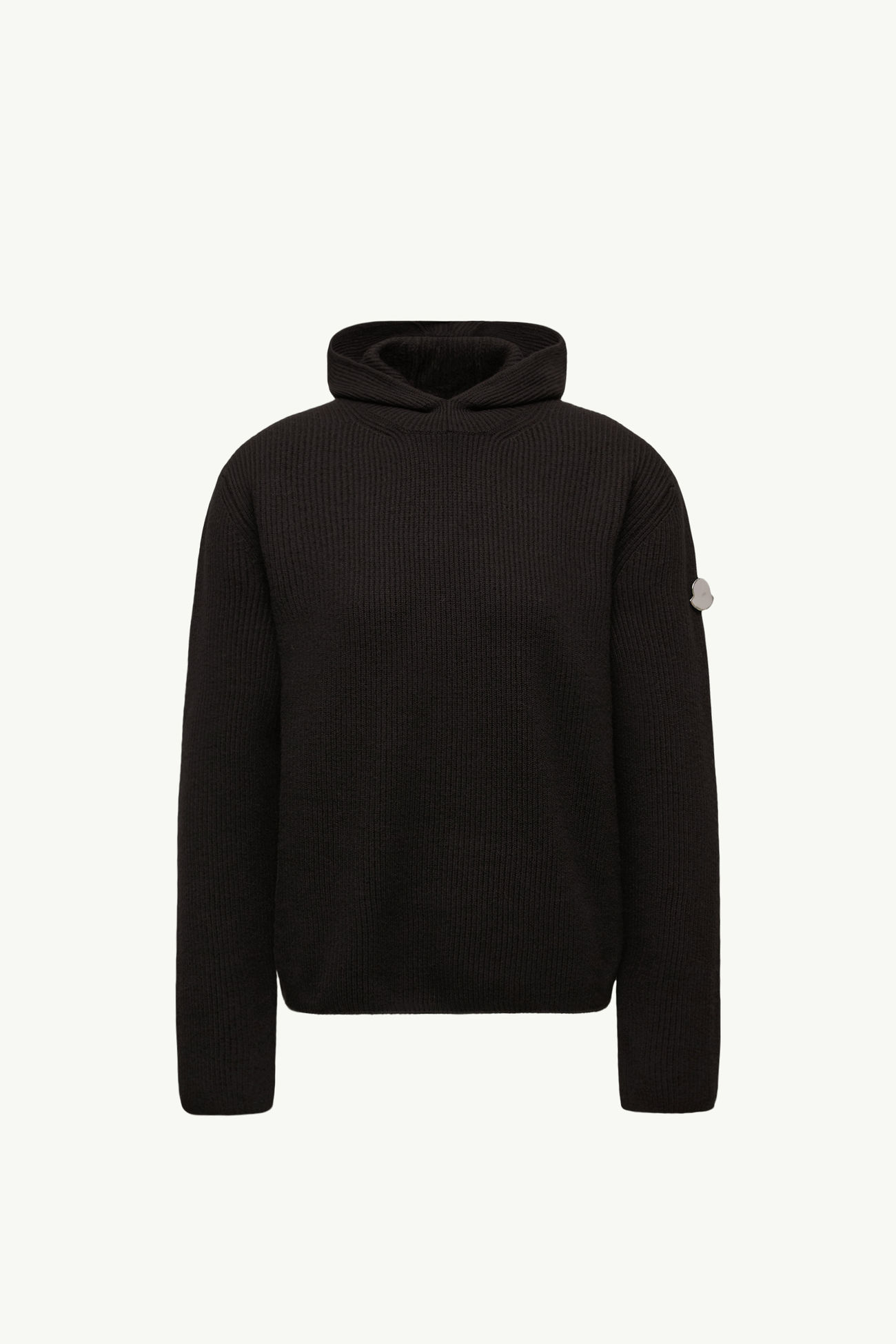 Kapuzenpullover aus Wolle von Moncler + JIL SANDER Genderneutral Schwarz Moncler 0