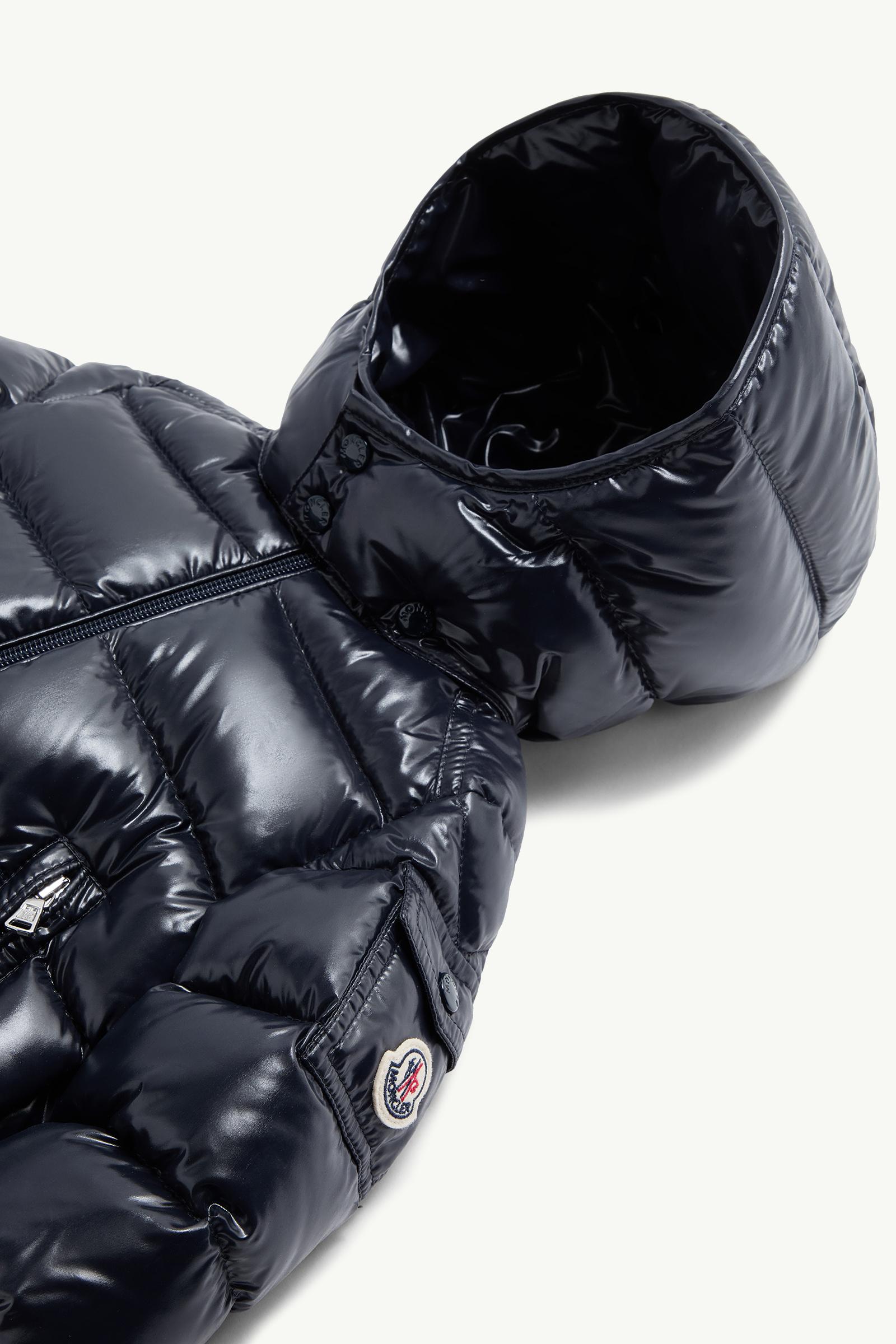 Moncler Maya Baby Hooded Down Jacket Boy Navy Blue Moncler 1