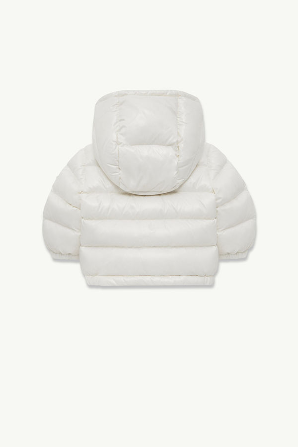 New Aubert Hooded Down Jacket Boy White Moncler 2