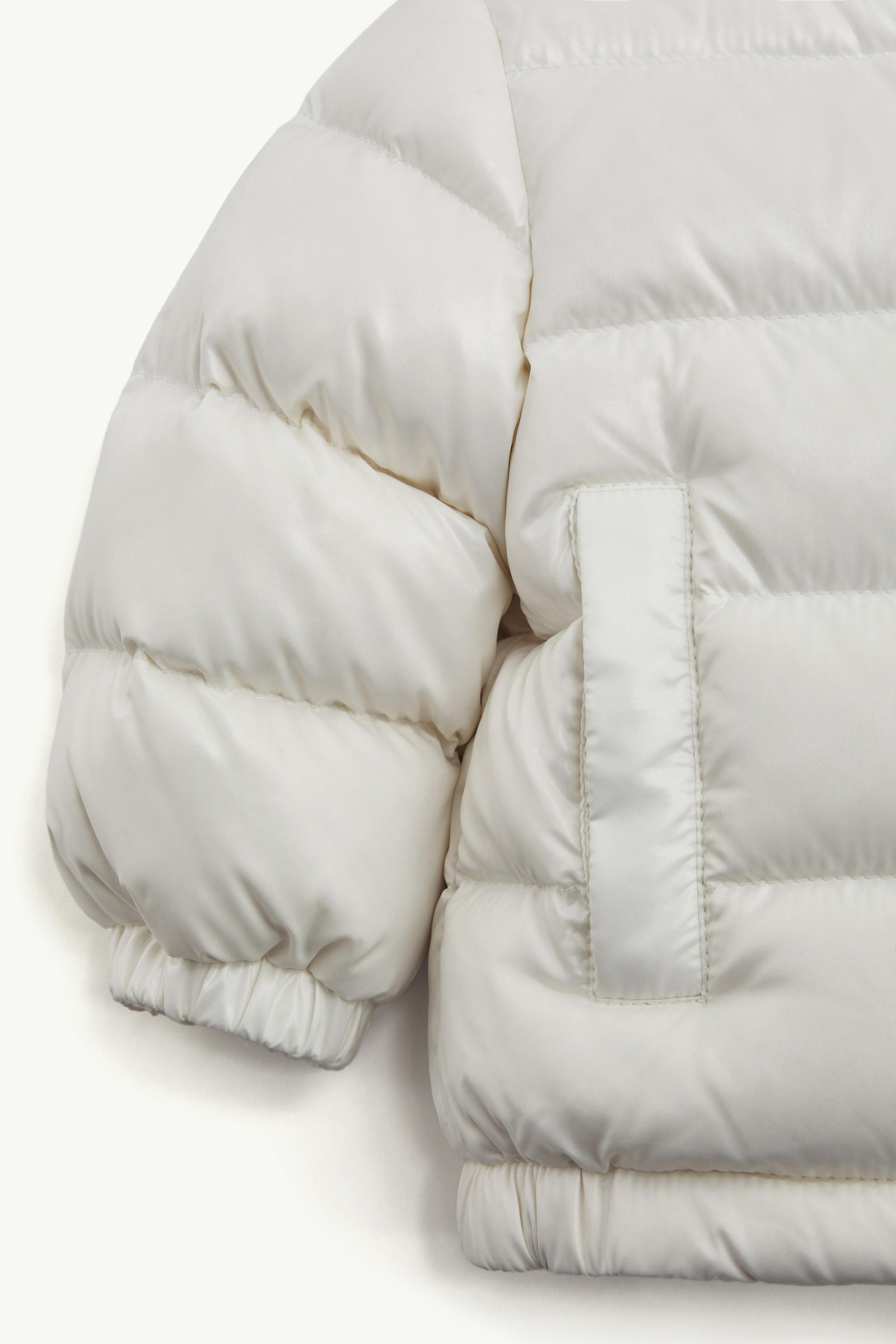 New Aubert Hooded Down Jacket Boy White Moncler 3