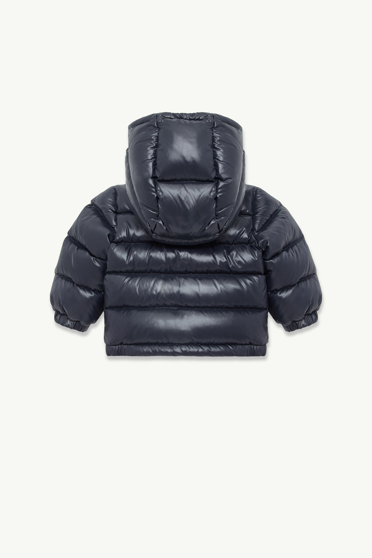 Piumino New Aubert con cappuccio Bambino Blu Navy Moncler 2
