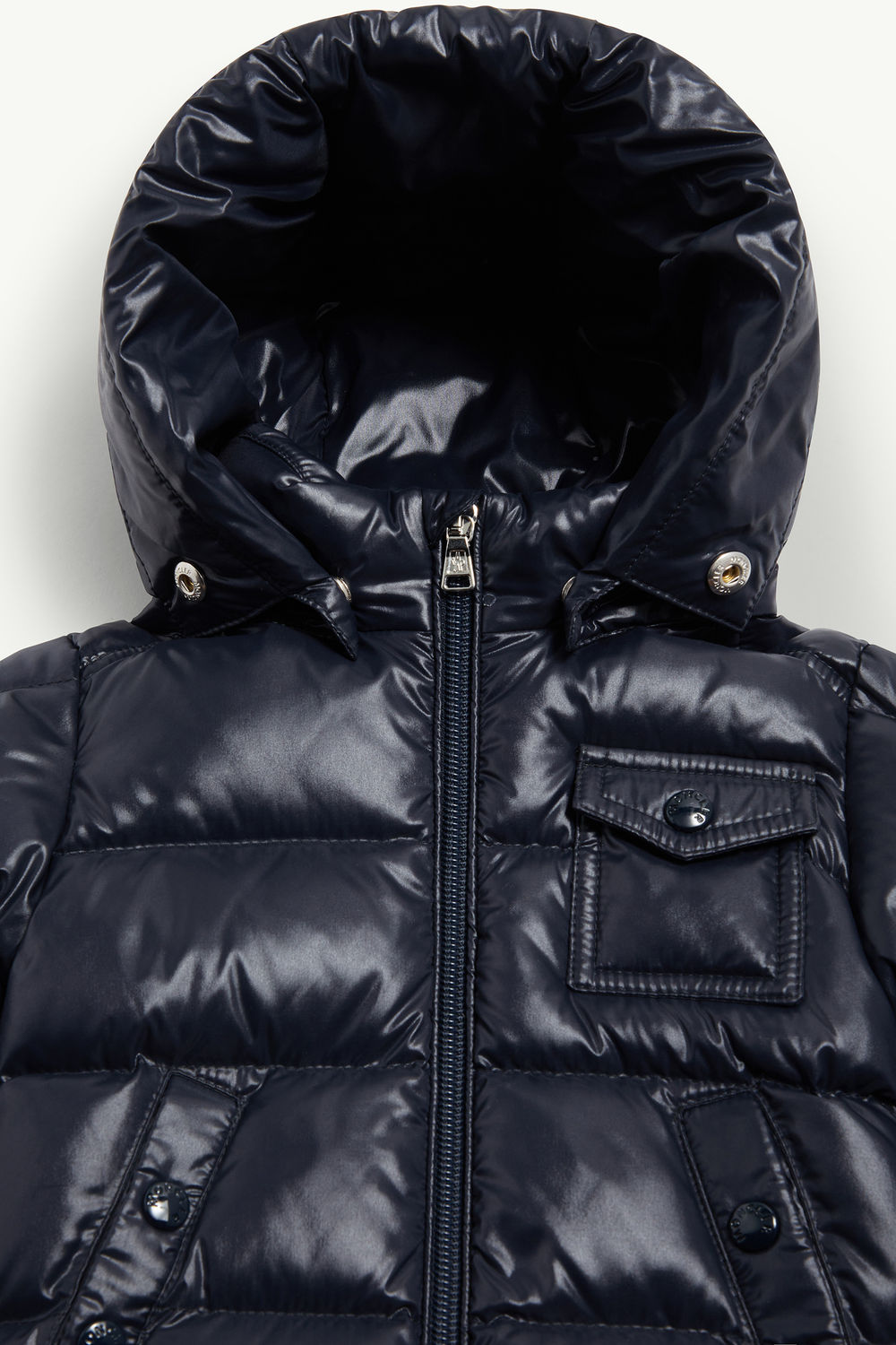K2 Hooded Down Jacket Gender Neutral Navy Blue Moncler 3