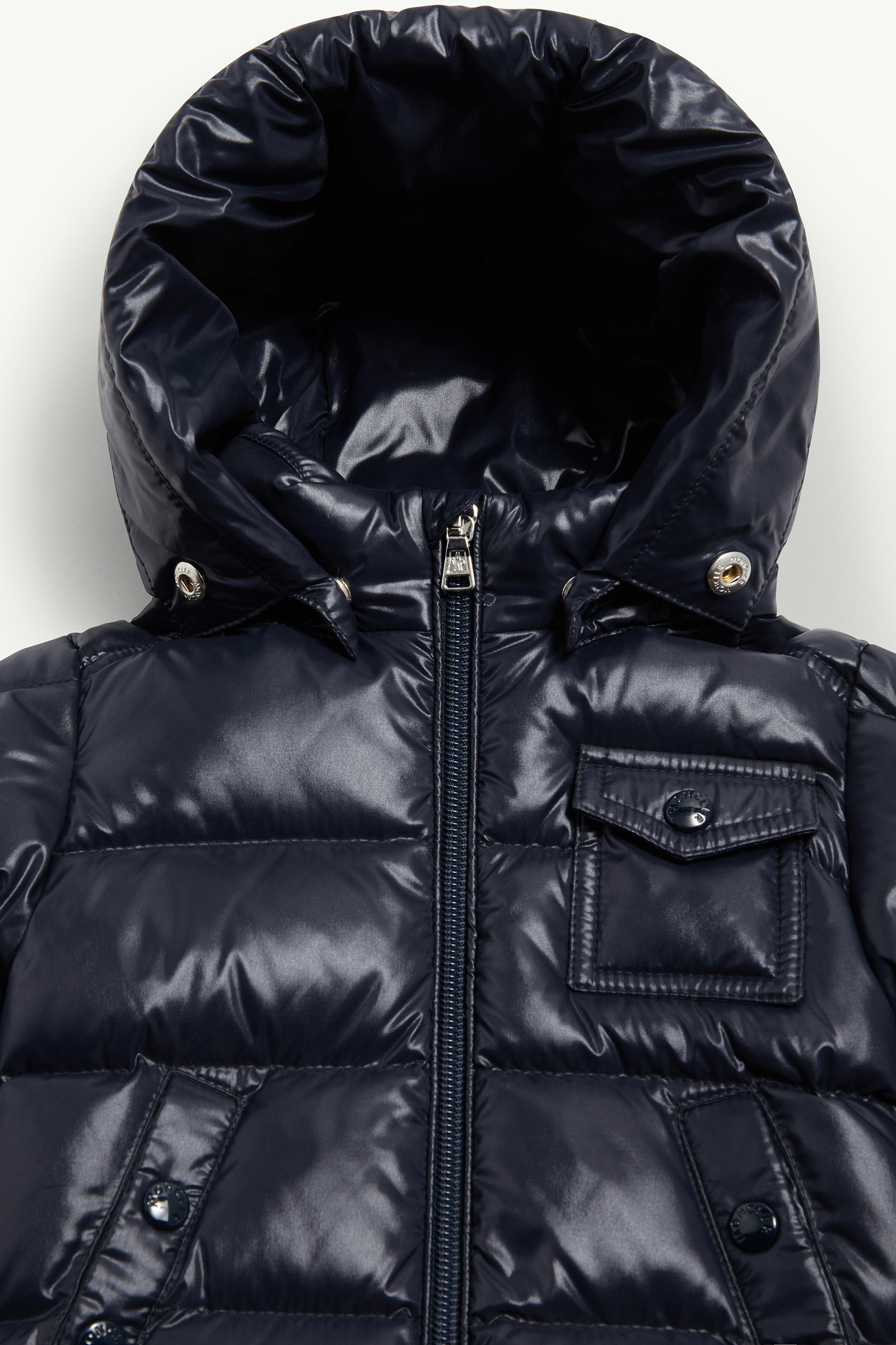 K2 Hooded Down Jacket Gender Neutral Navy Blue Moncler 3