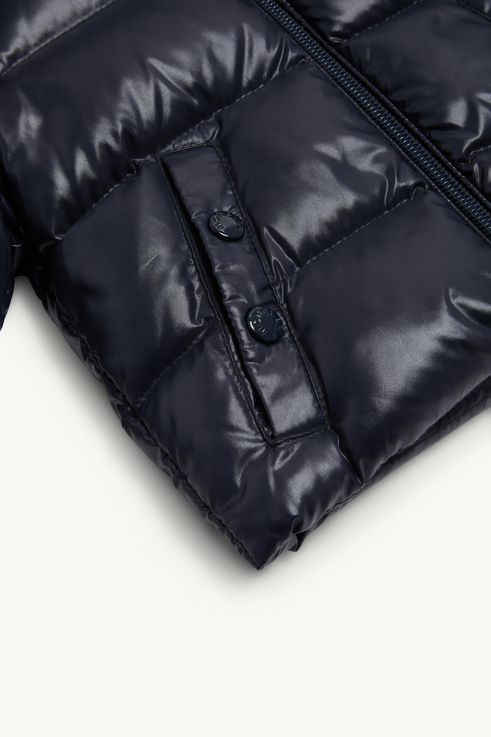 K2 Hooded Down Jacket Gender Neutral Navy Blue Moncler 4