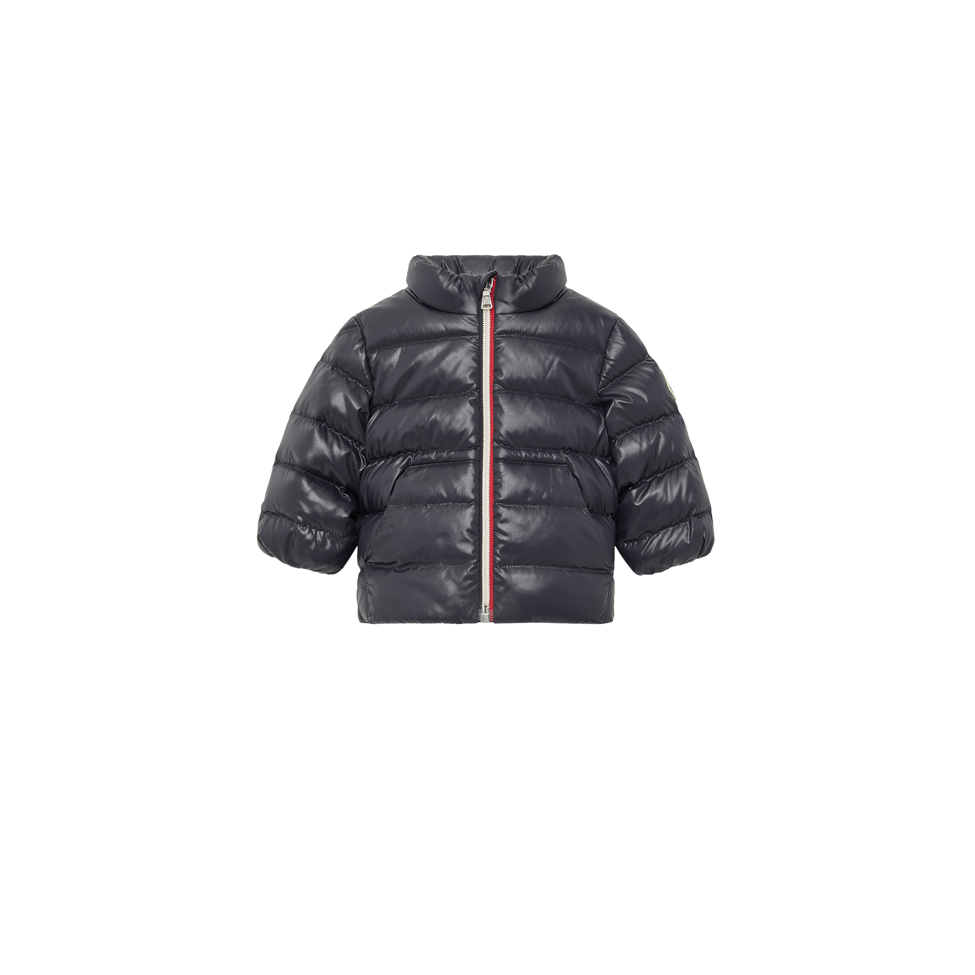 MONCLER ENFANT Boy Down Jacket - Blue - Size 18/24M