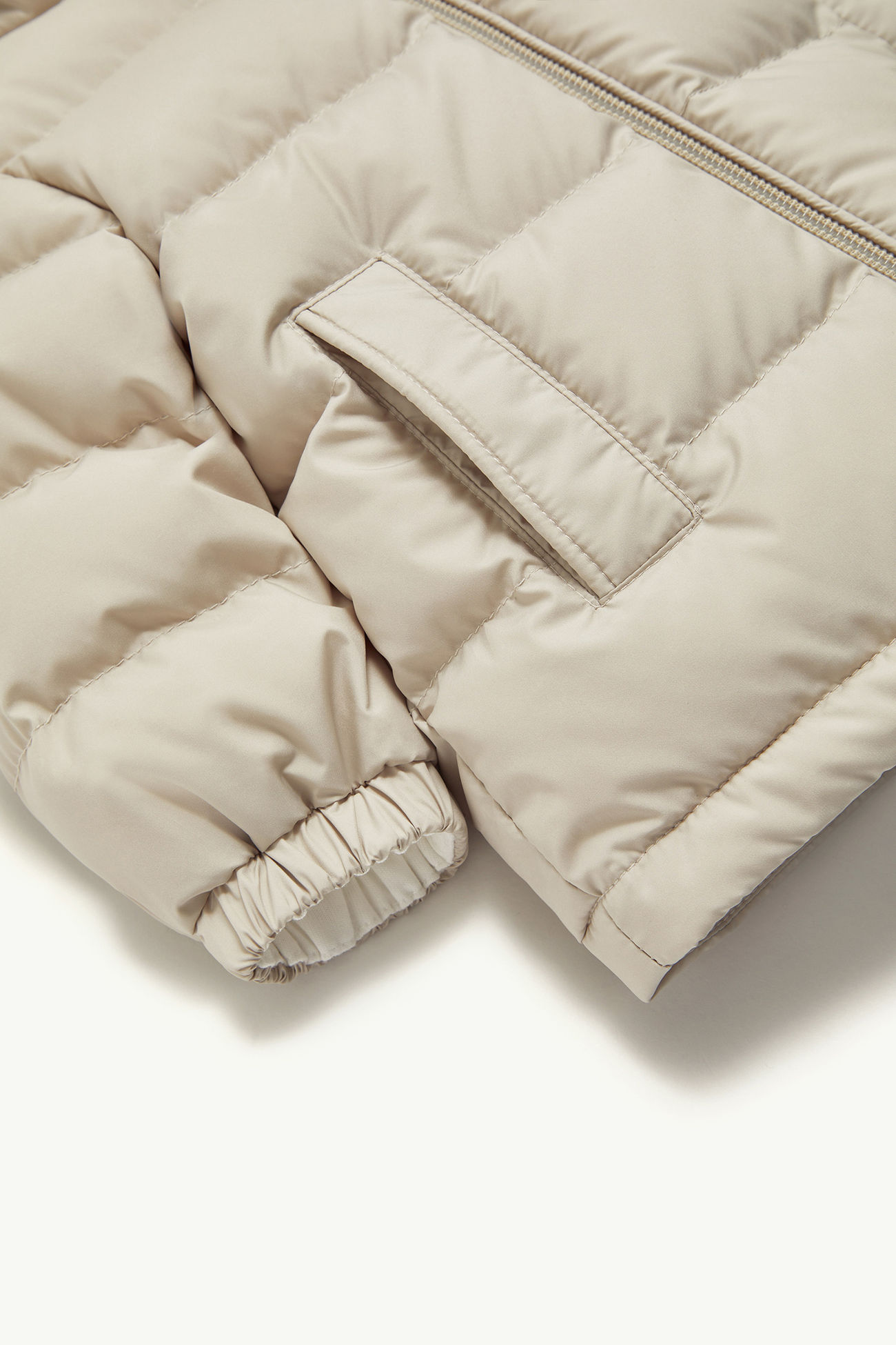 Najan 후드 다운 재킷 젠더 뉴트럴 라이트 베이지 Moncler 3