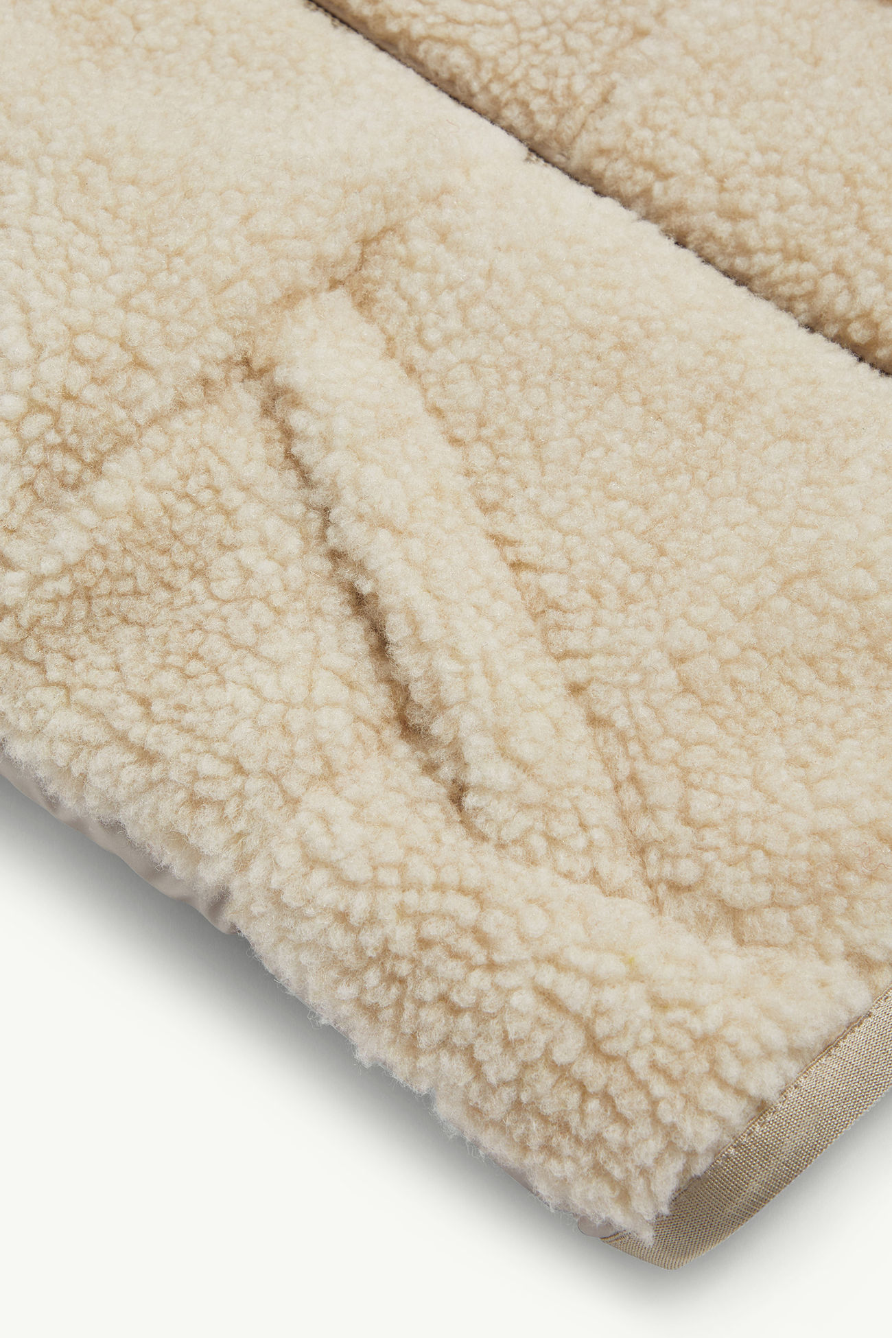 Ernst Daunenweste aus Teddystoff Genderneutral Hellbeige Moncler 3